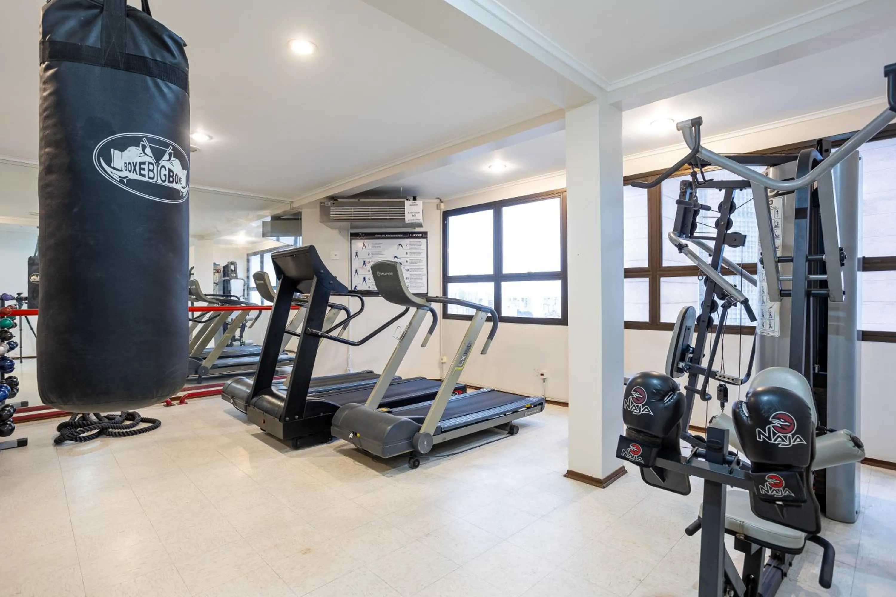 Fitness centre/facilities in Park Tower Campinas Residence by Nacional Inn