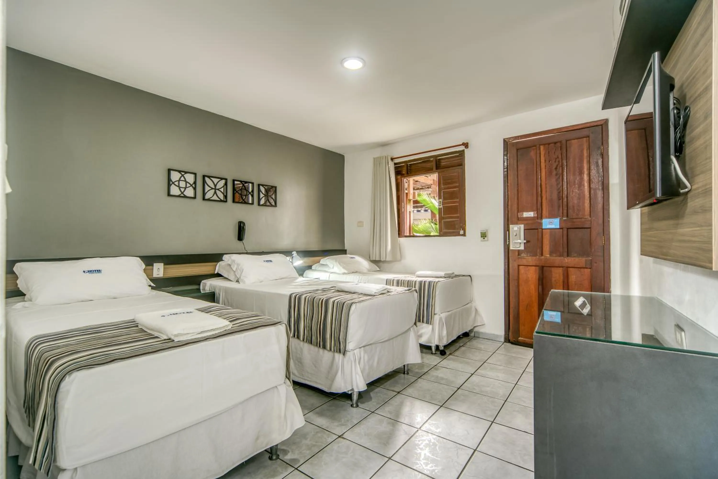 Bed in Hotel Pousada Da Sereia