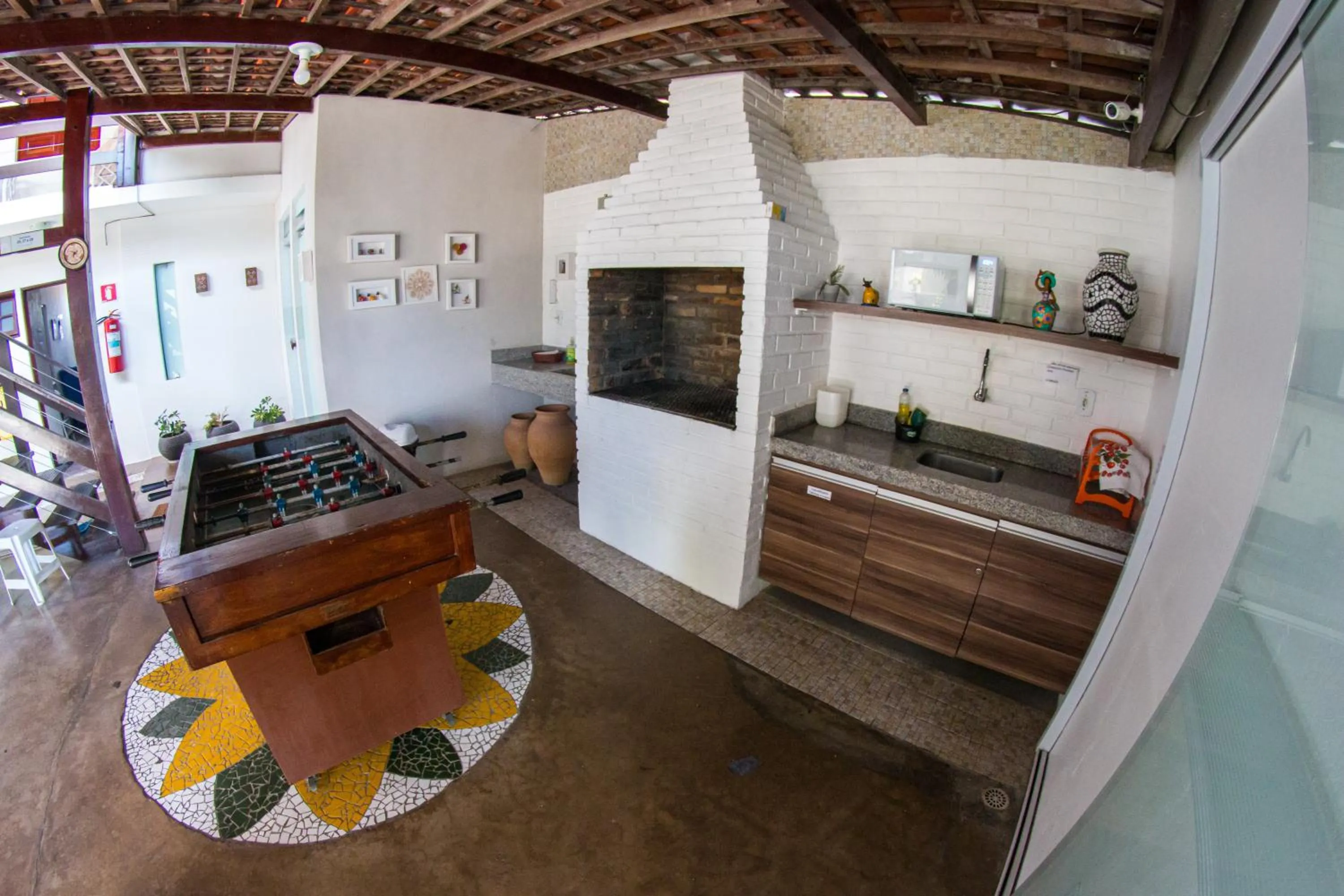 BBQ facilities in Hotel Pousada Da Sereia