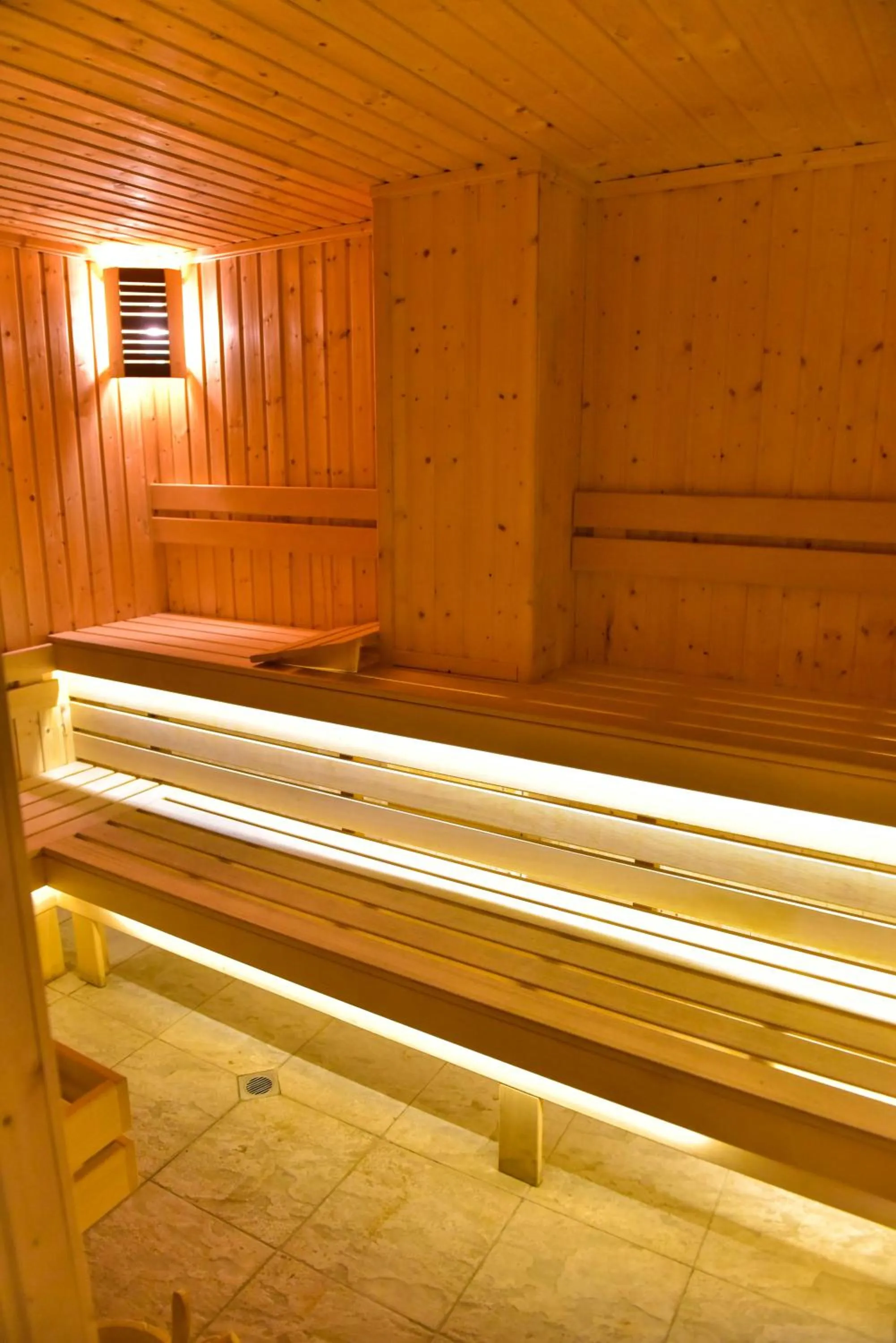 Sauna in Hotel Bojur & Bojurland Apartment Complex