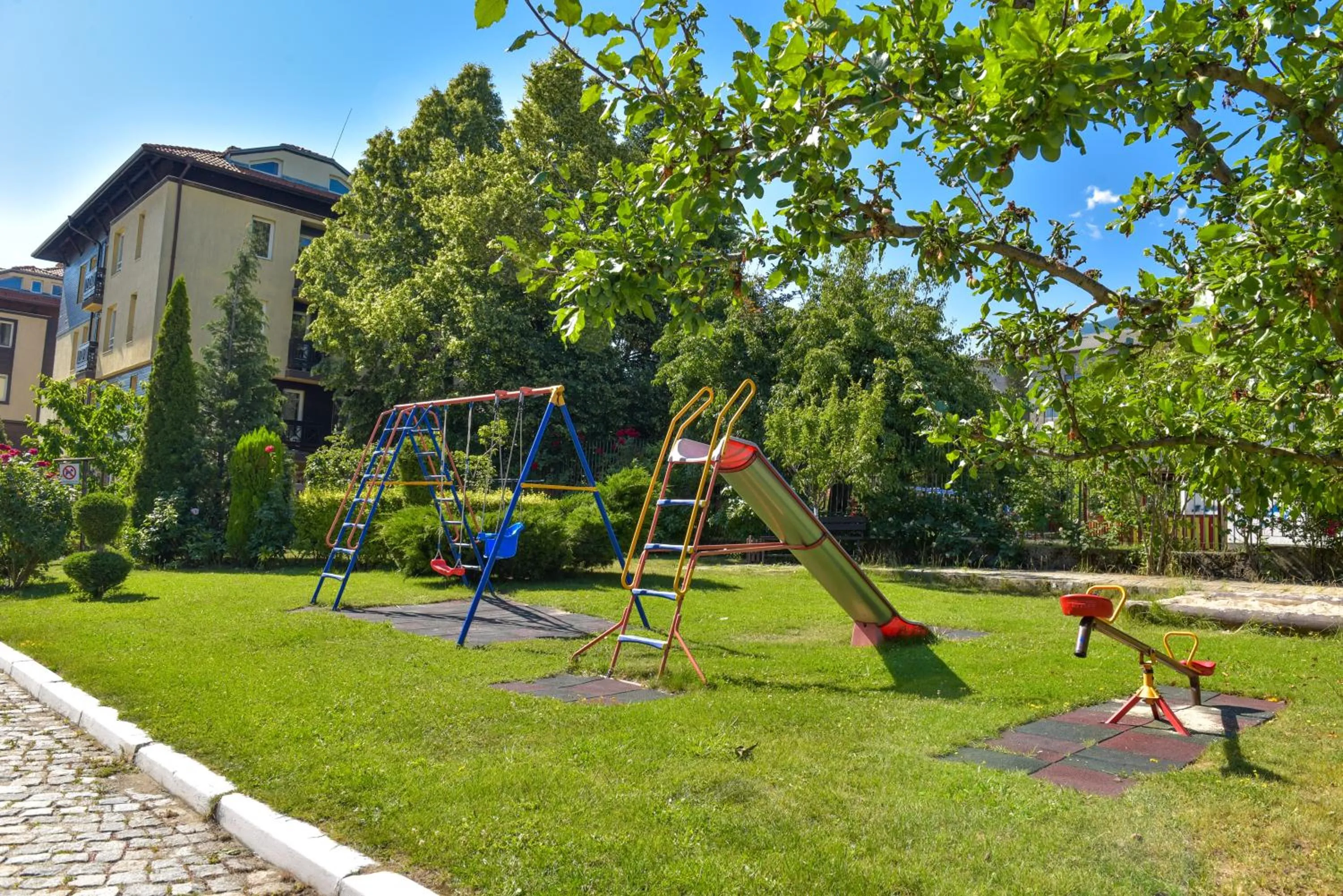 Children play ground in Hotel Bojur & Bojurland Apartment Complex