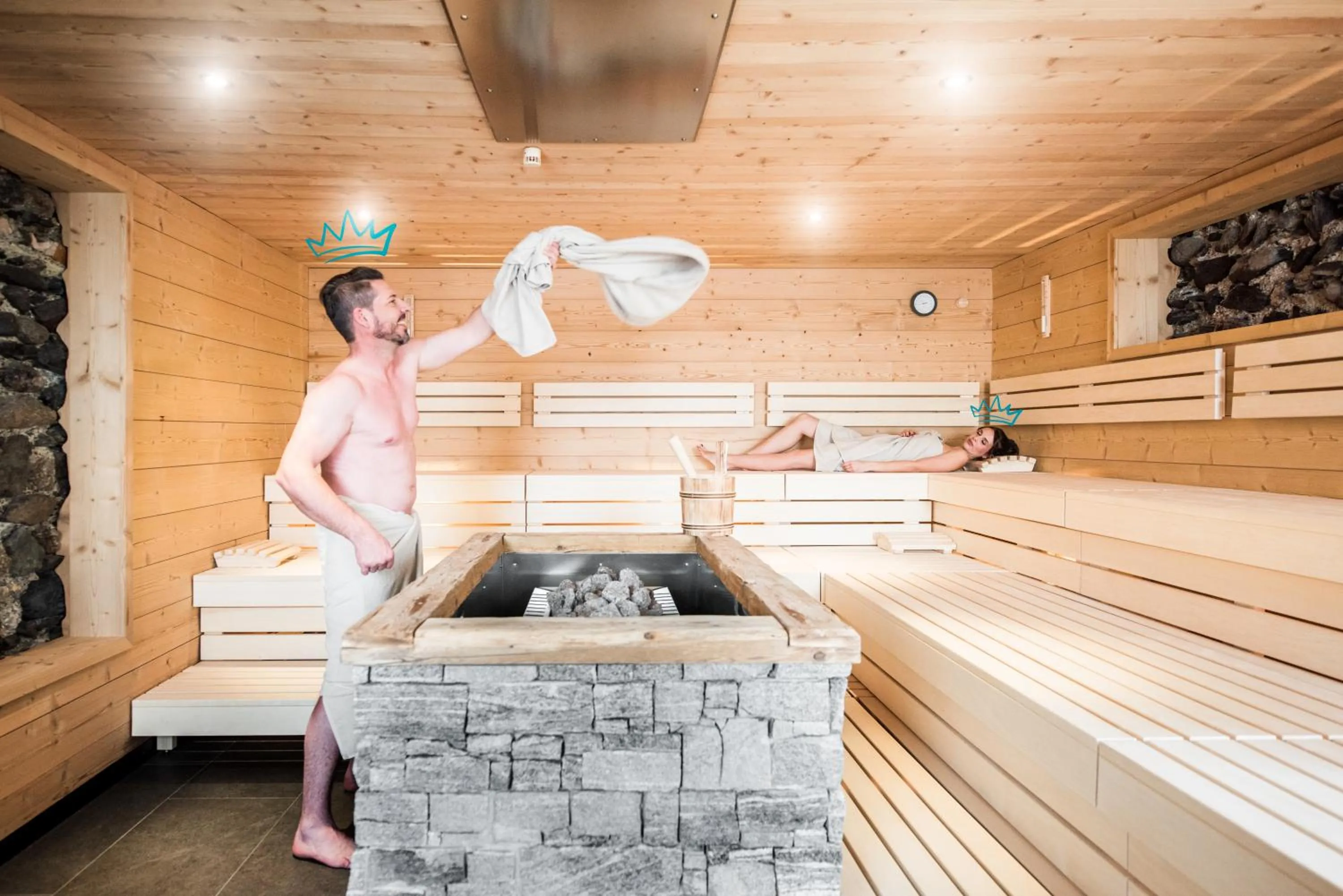 Sauna in KOSIS Sports Lifestyle Hotel