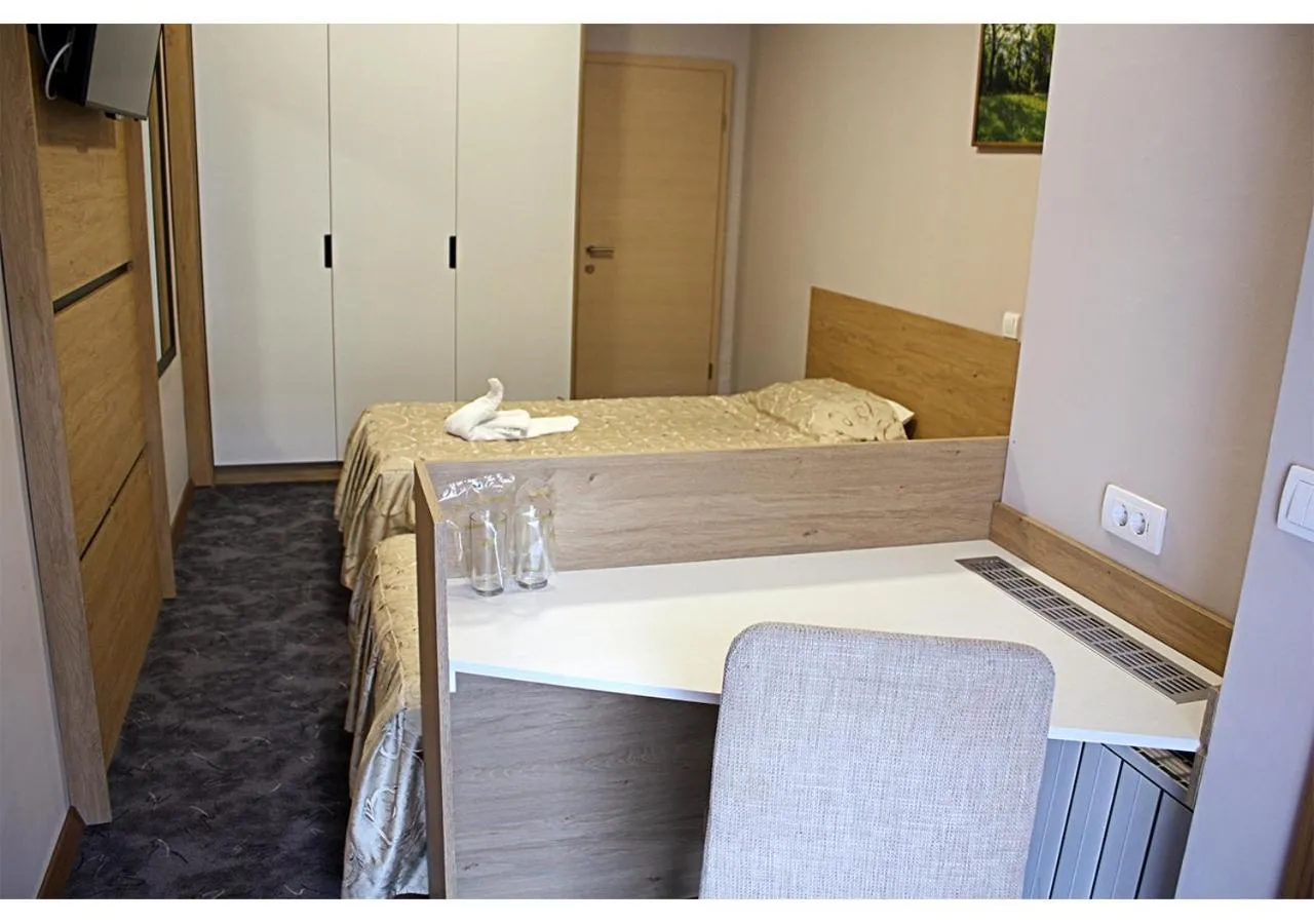 Bed in Hotel Ambasador