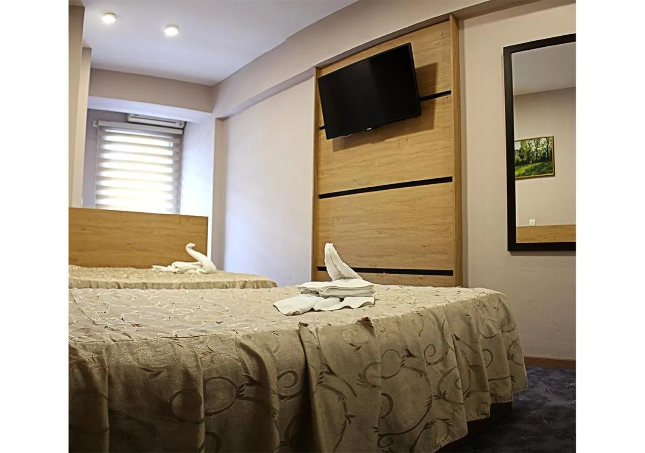 Bed in Hotel Ambasador