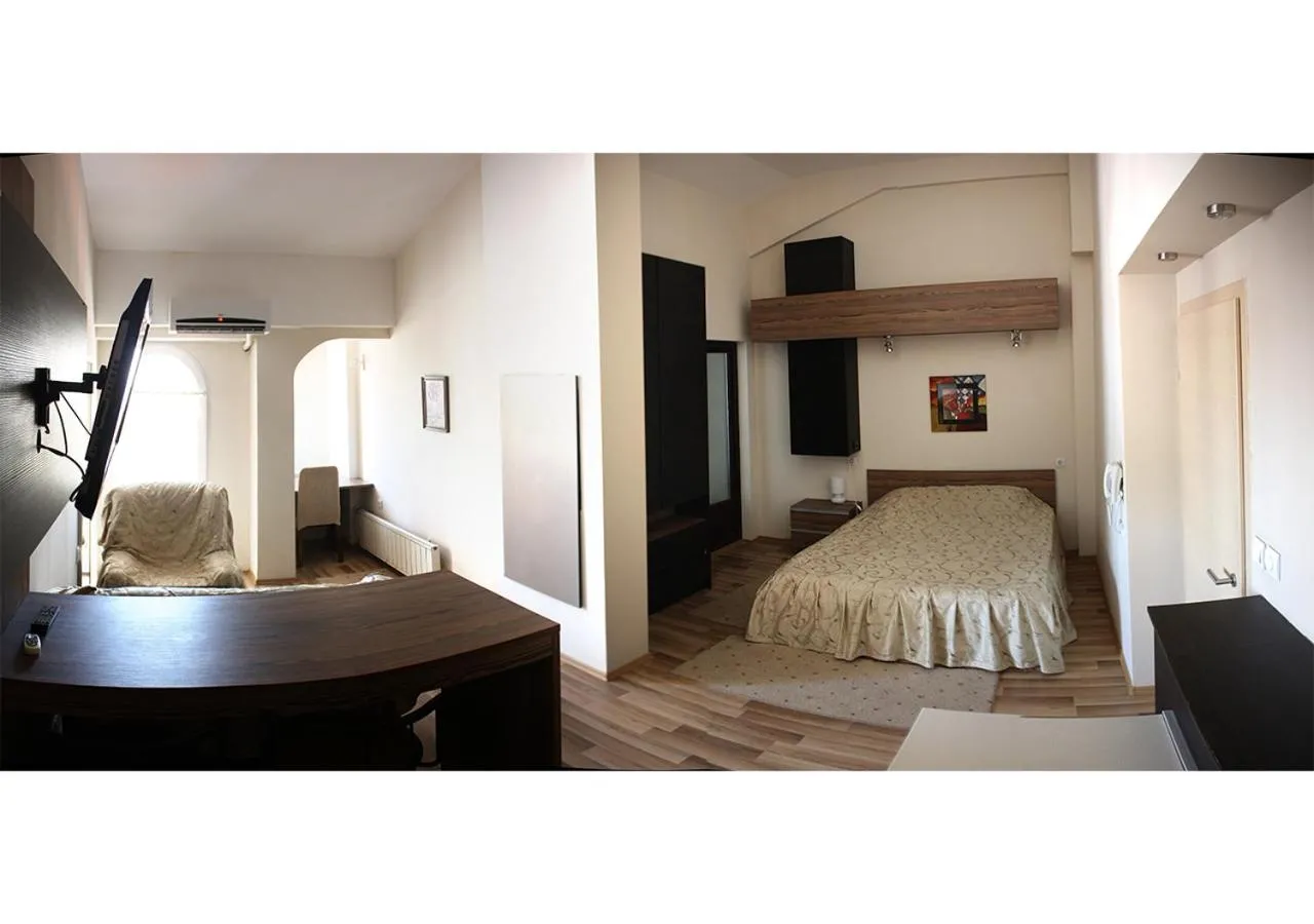 Bed in Hotel Ambasador