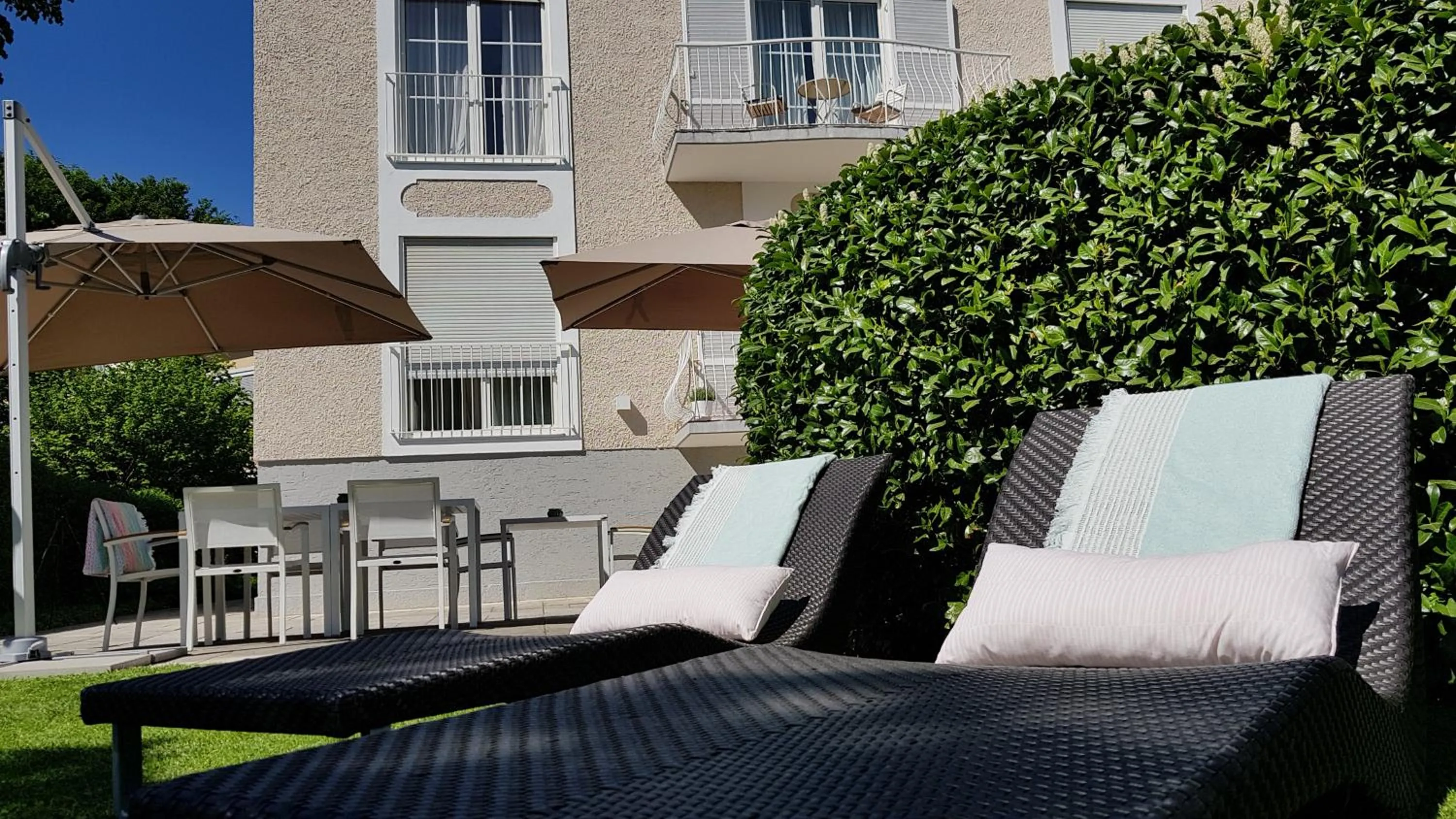 sunbed in The Little Guesthouse