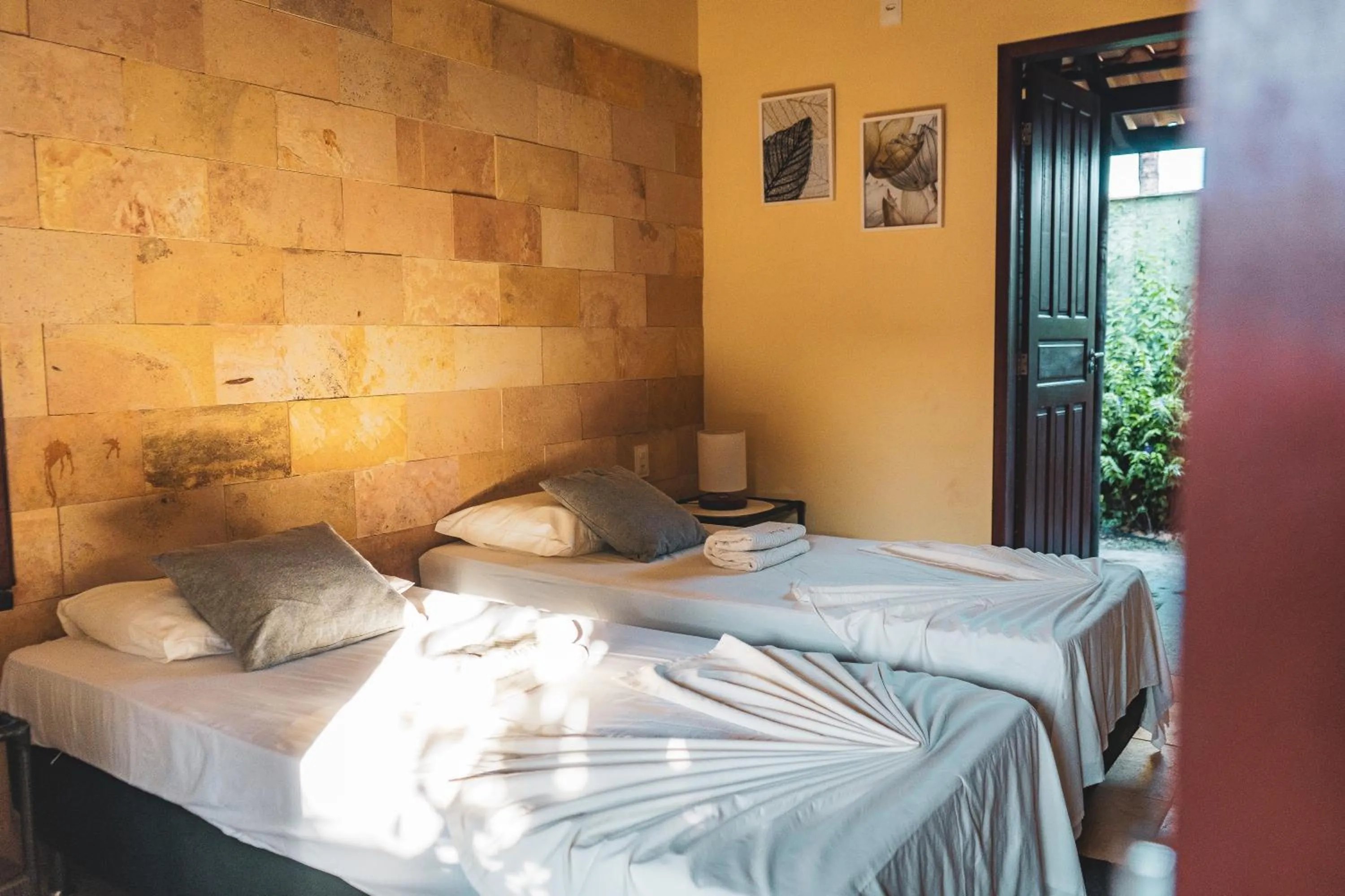 Bed in Pousada Meeting Point & KiteSchool