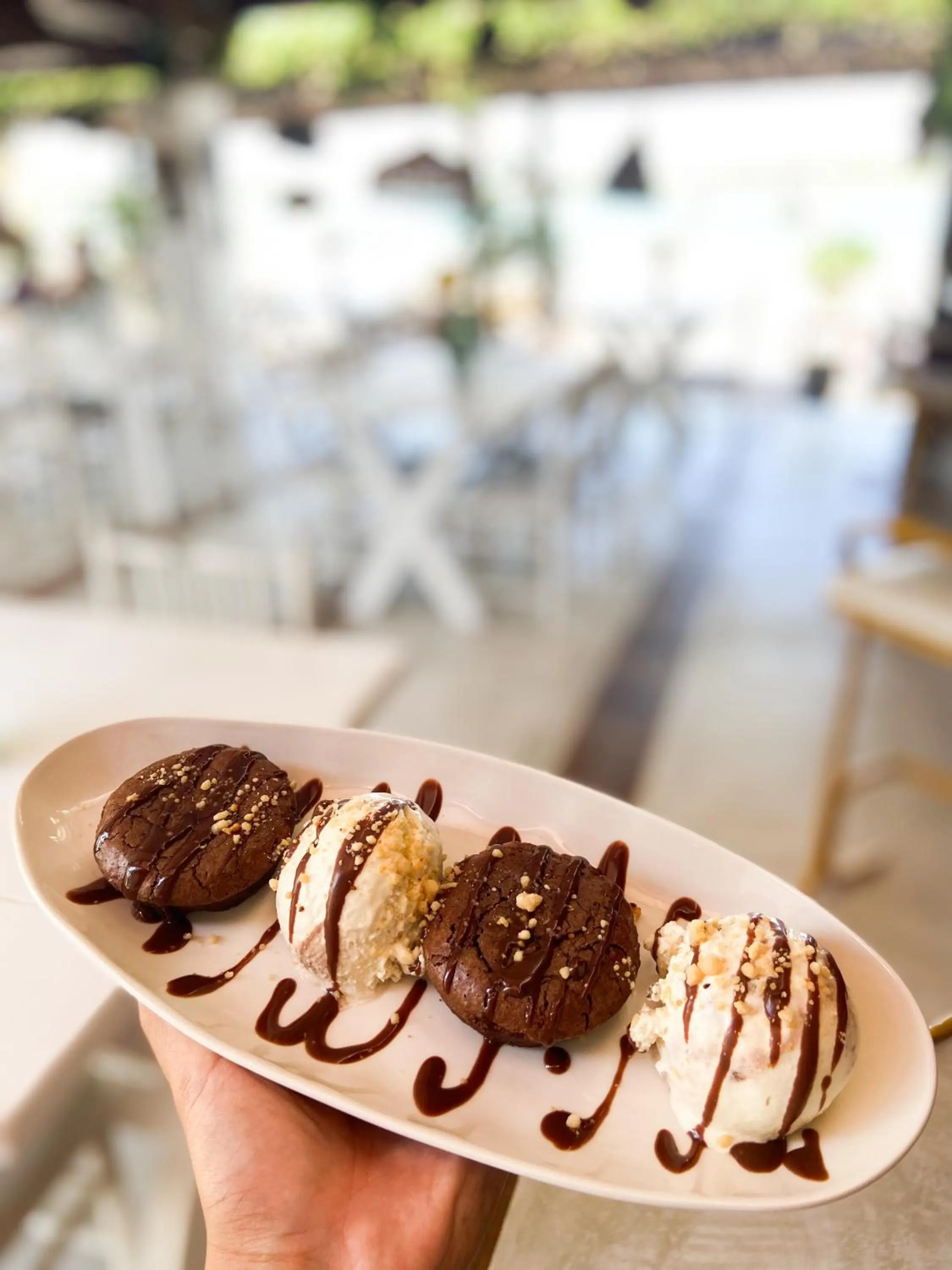 Restaurant/places to eat in Pousada Oásis