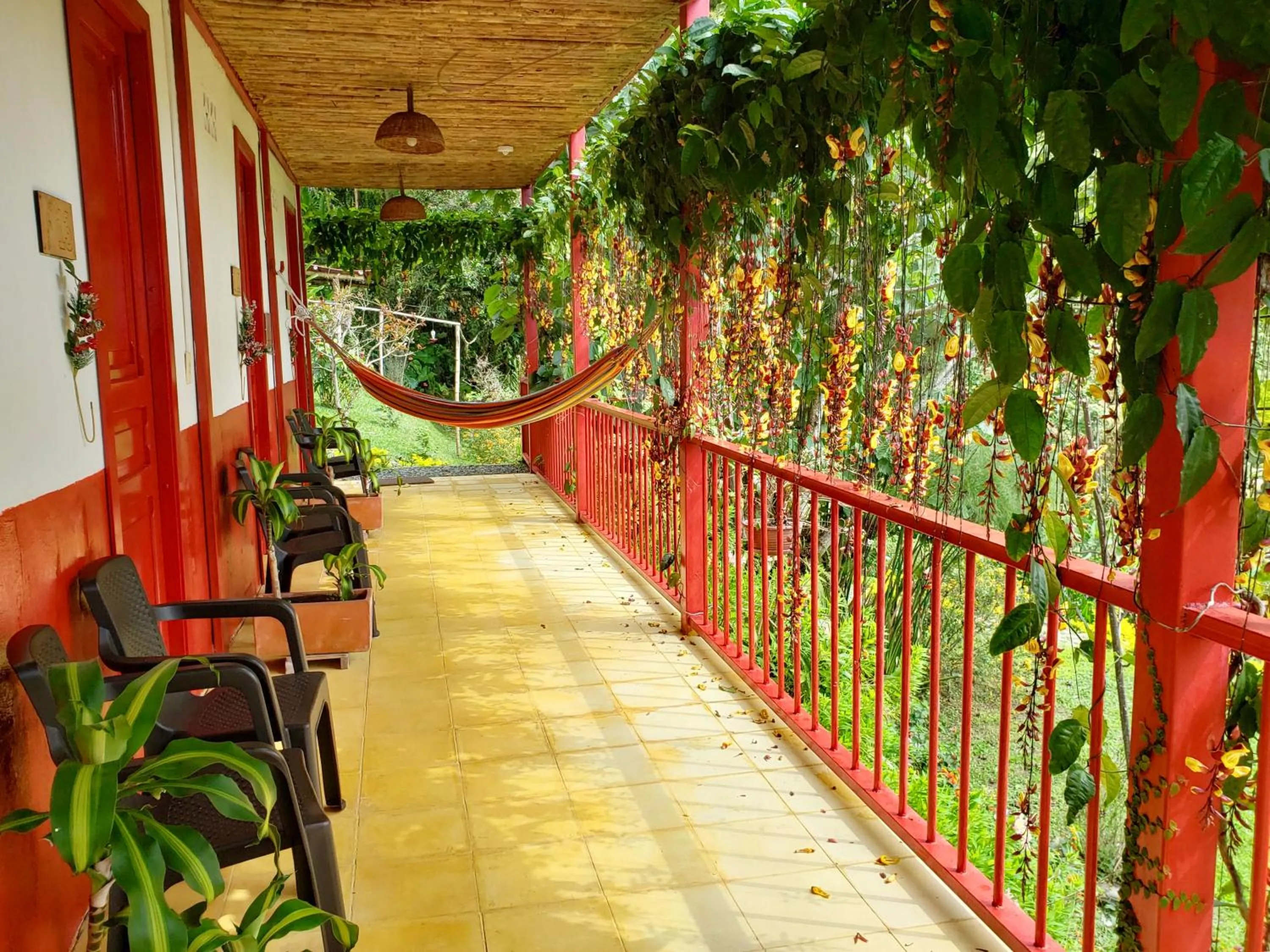 Patio in Lodge Paraíso Verde