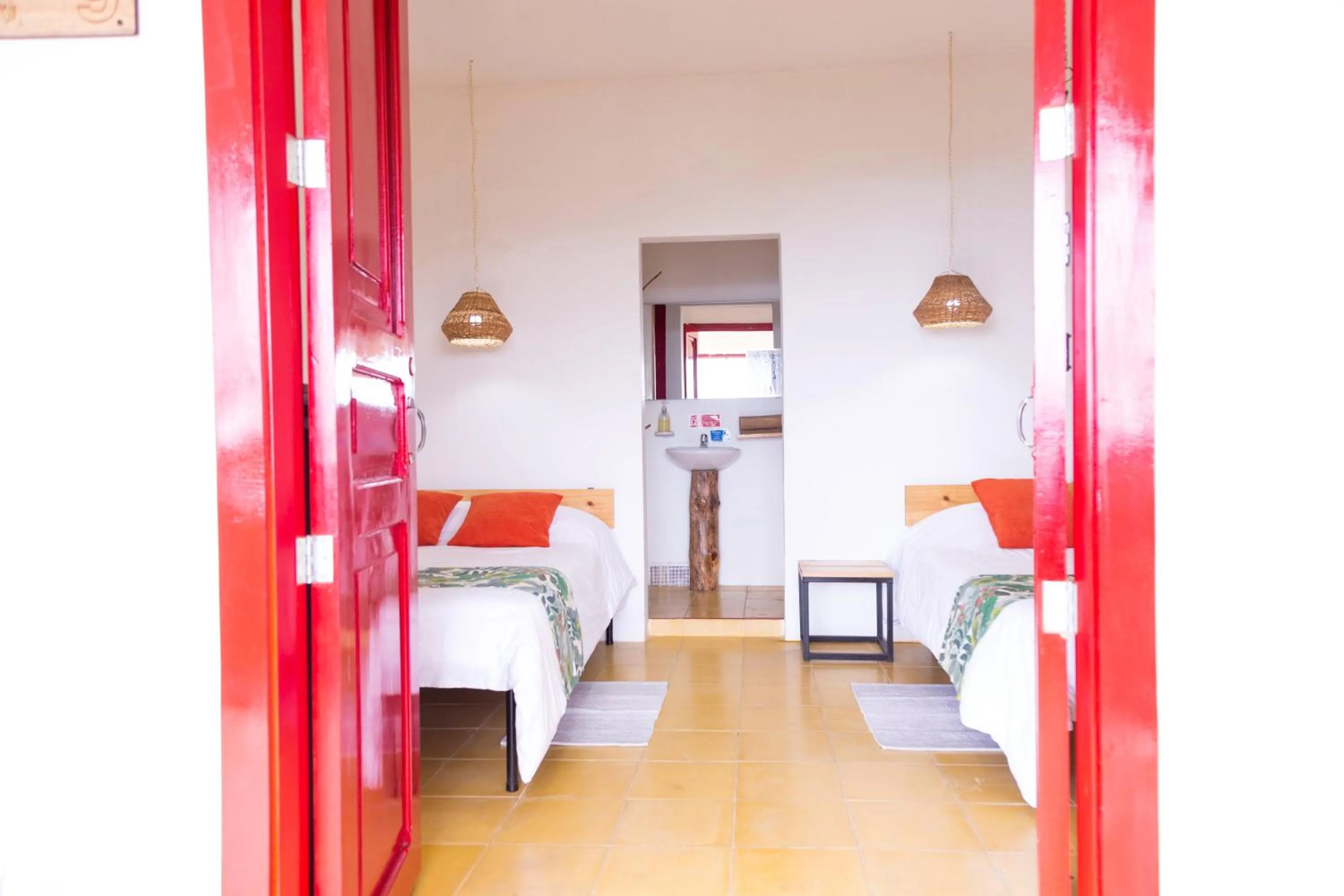 Bed in Lodge Paraíso Verde