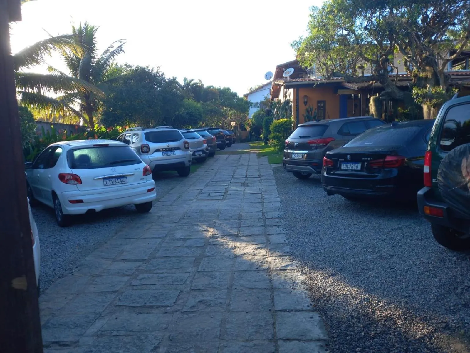 Parking in Pousada Barcarola