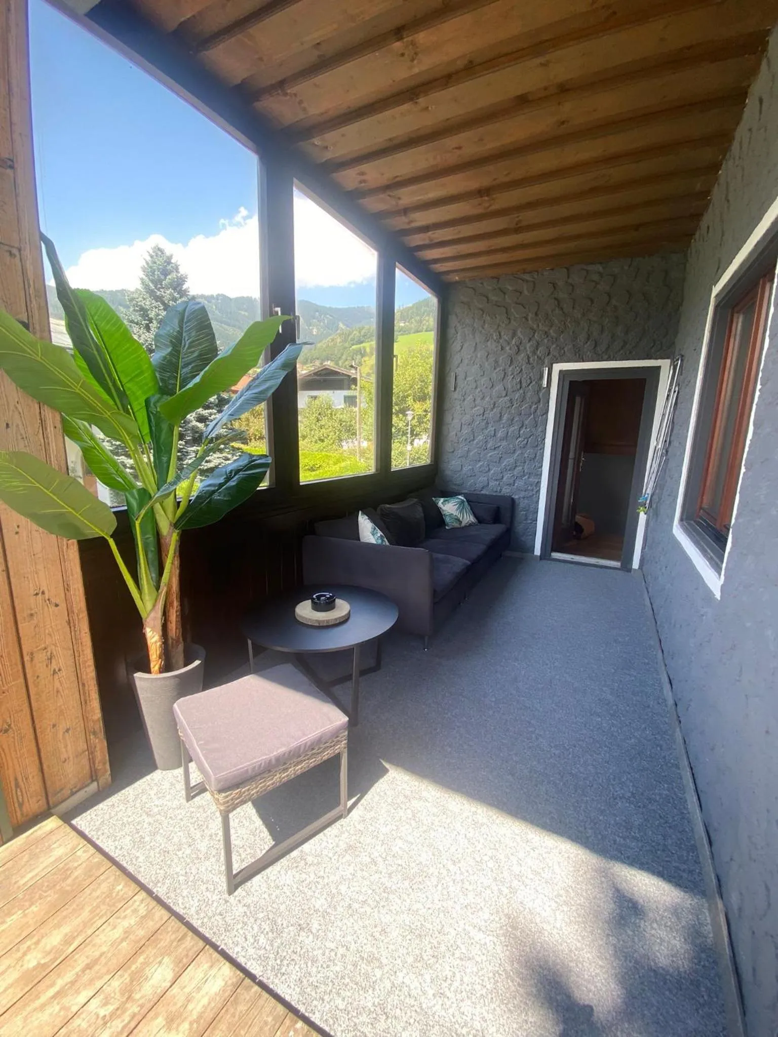 Balcony/Terrace in Hotel Restaurant tauernhex