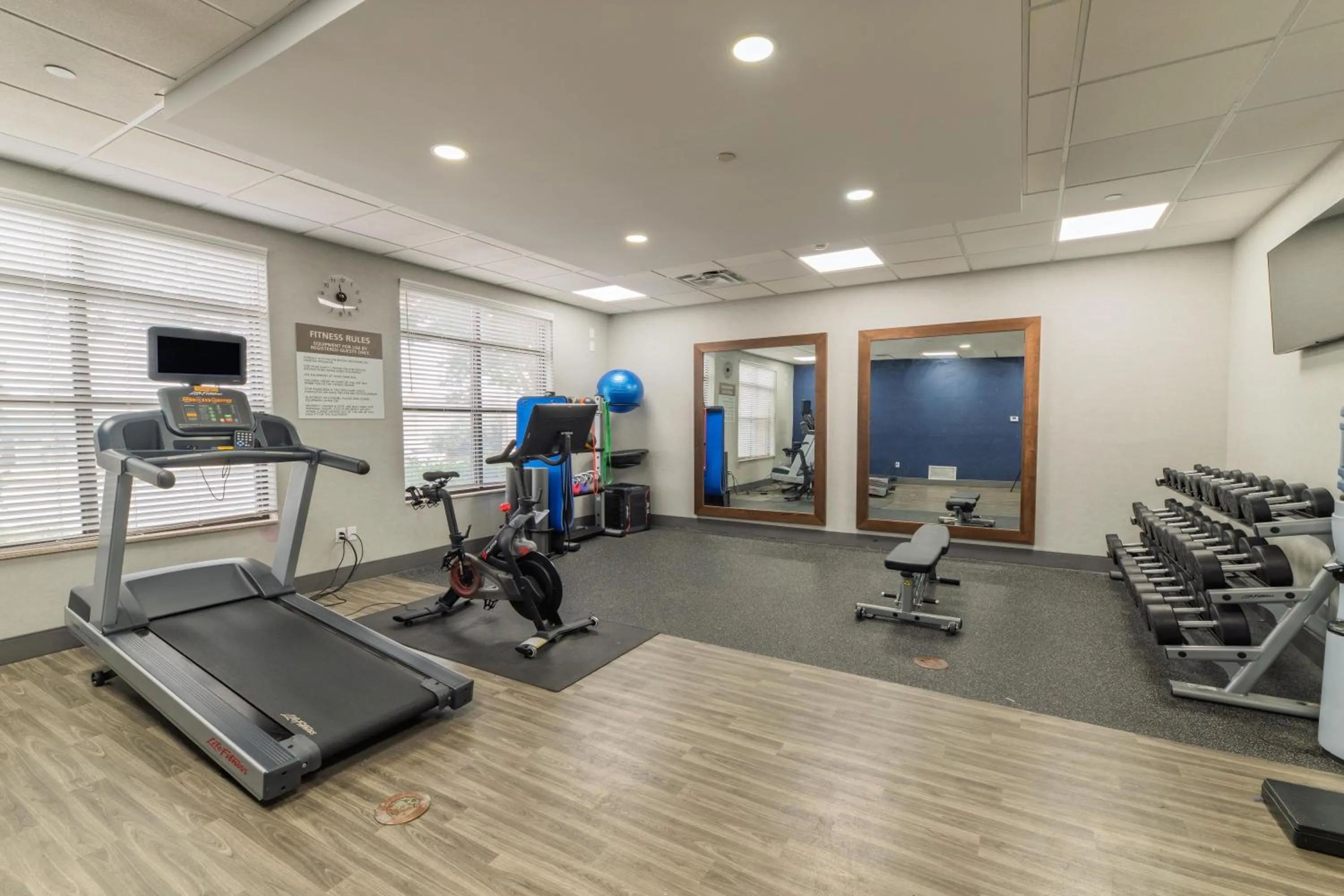 Fitness centre/facilities in Hampton Inn & Suites-Florence Downtown