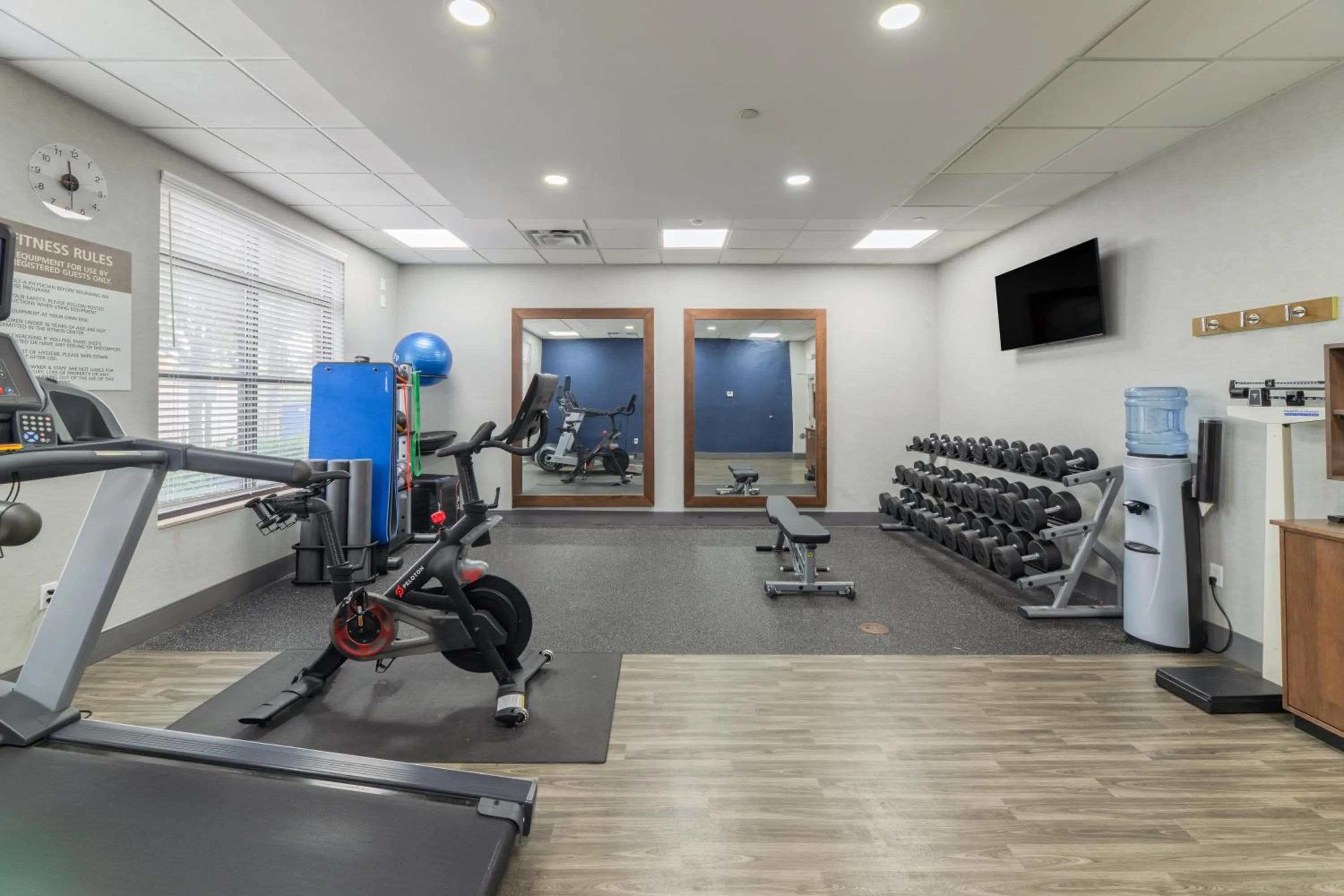 Fitness centre/facilities in Hampton Inn & Suites-Florence Downtown