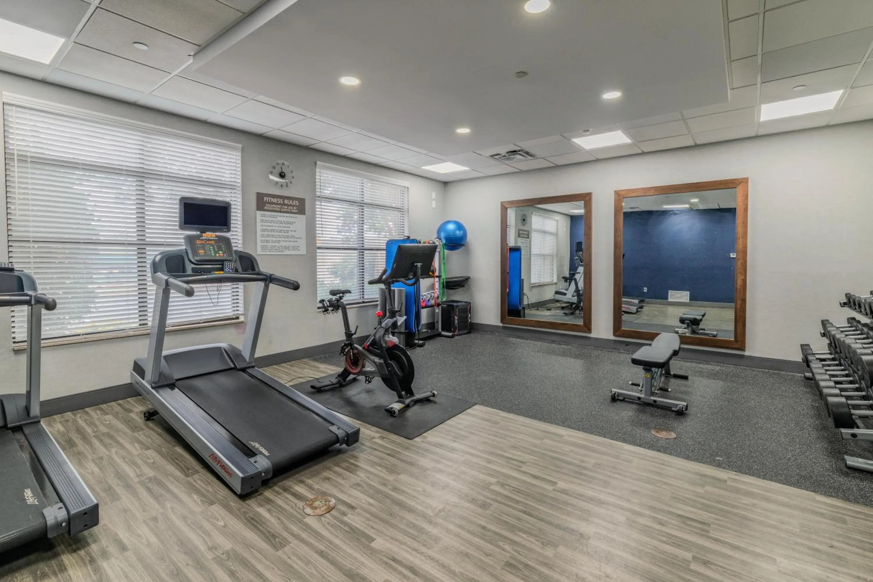 Fitness centre/facilities in Hampton Inn & Suites-Florence Downtown