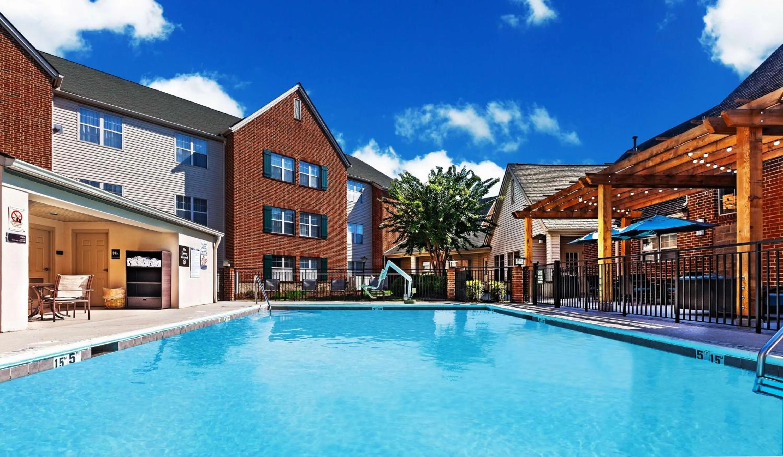 Pool view in Homewood Suites by Hilton Greensboro