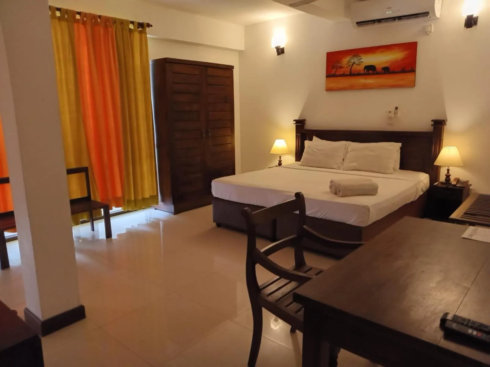 Bed in Hikka Sands & SPA