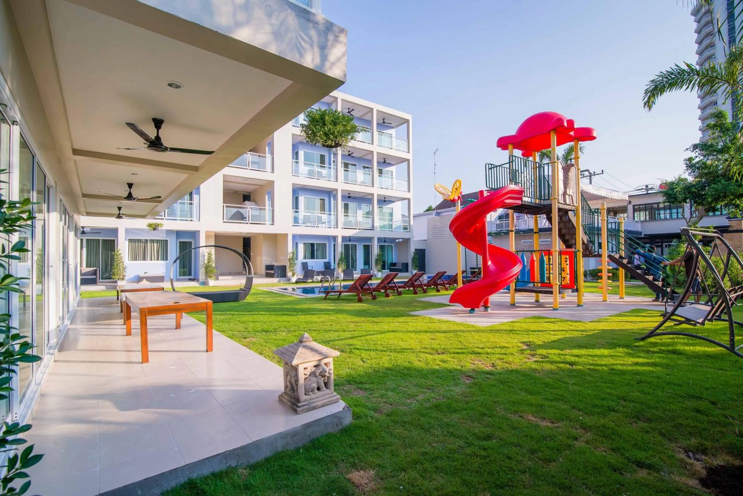 Children play ground in Surf and Sand Resort