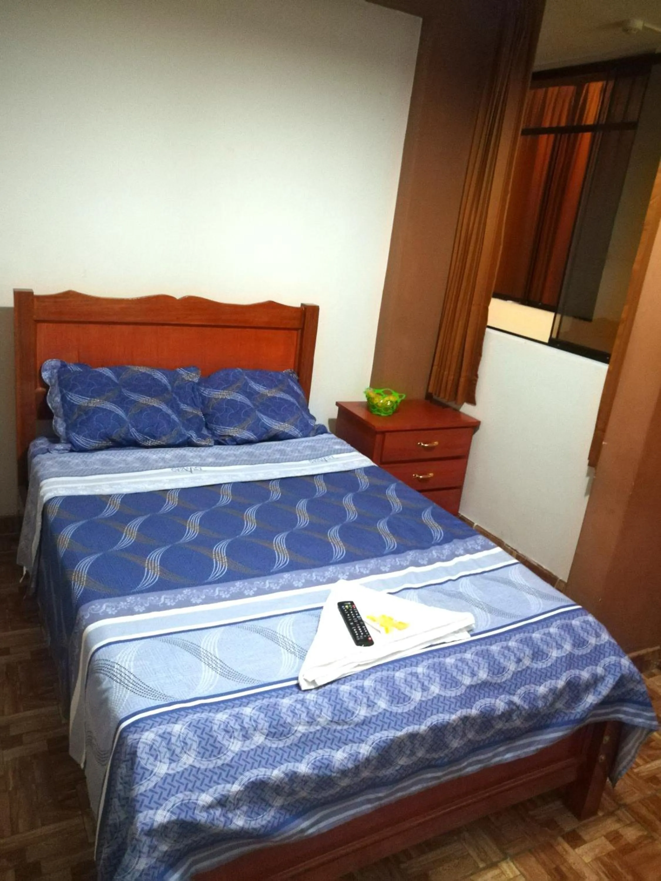 Bed in Hospedaje Central Piura