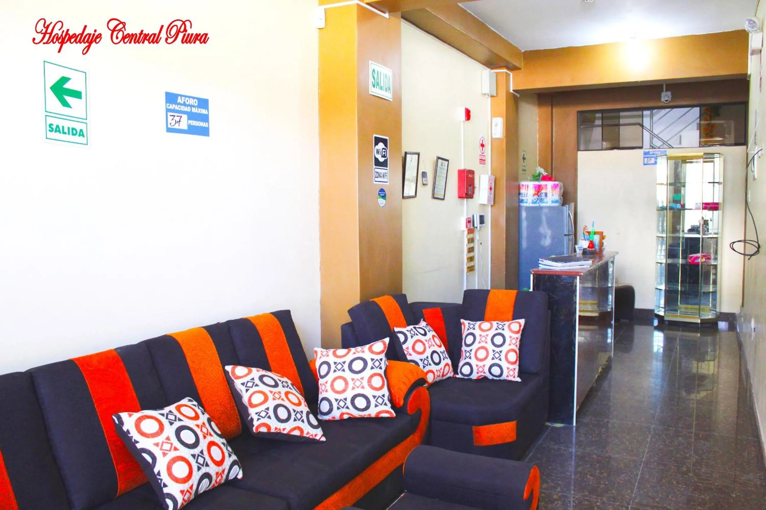 Lobby or reception in Hospedaje Central Piura