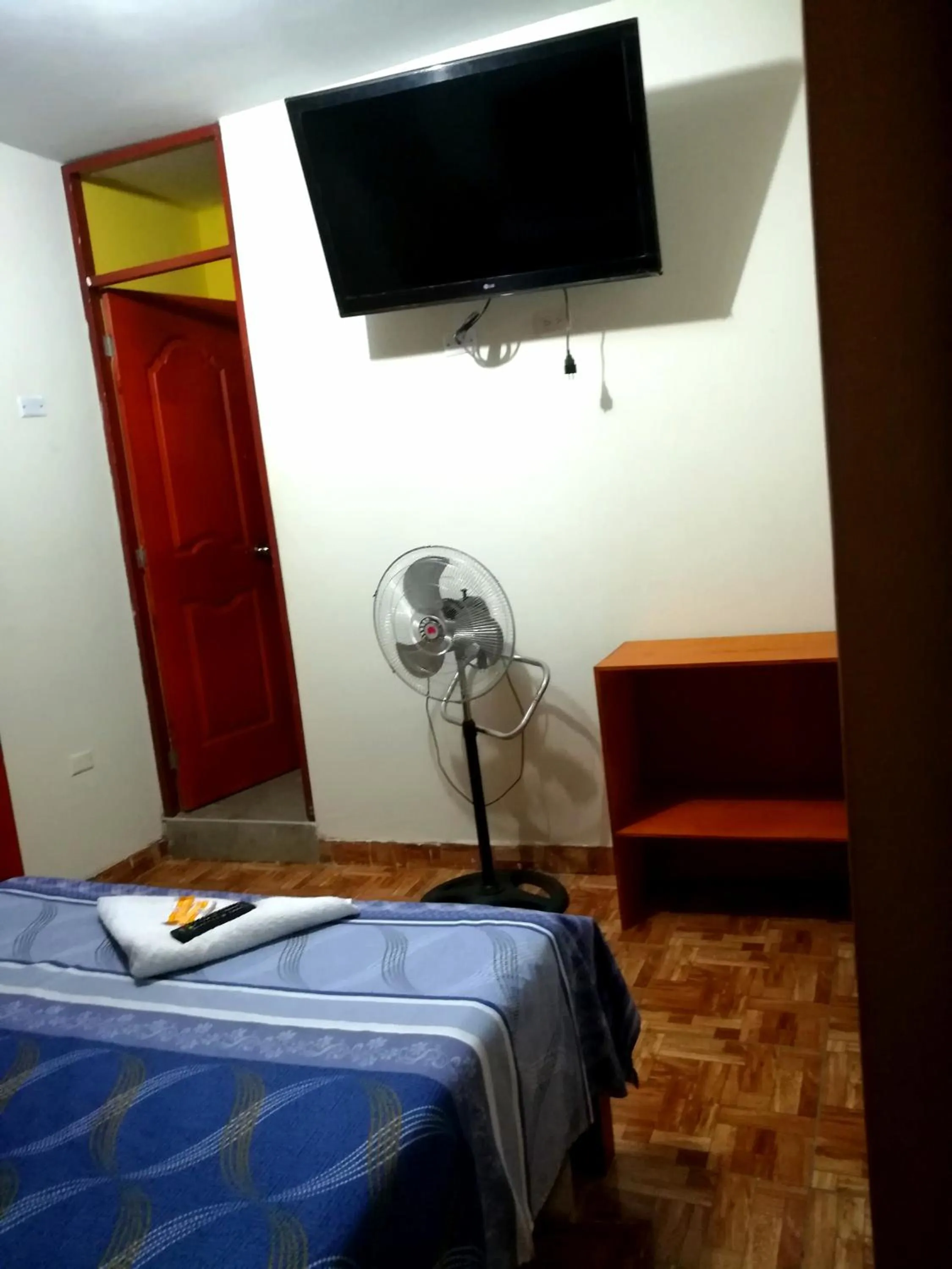 Bed in Hospedaje Central Piura