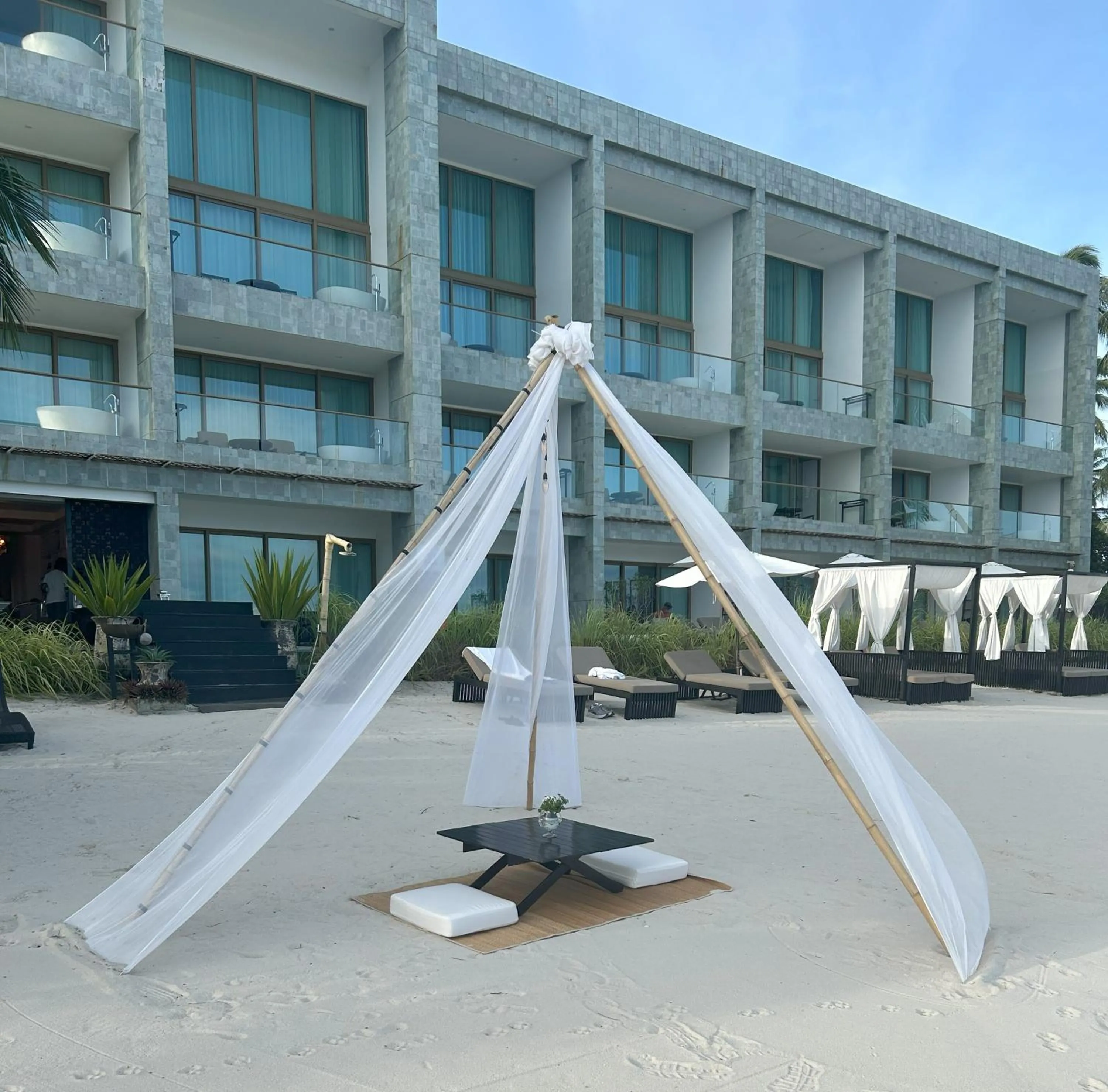 sunbed in The Beach Samui