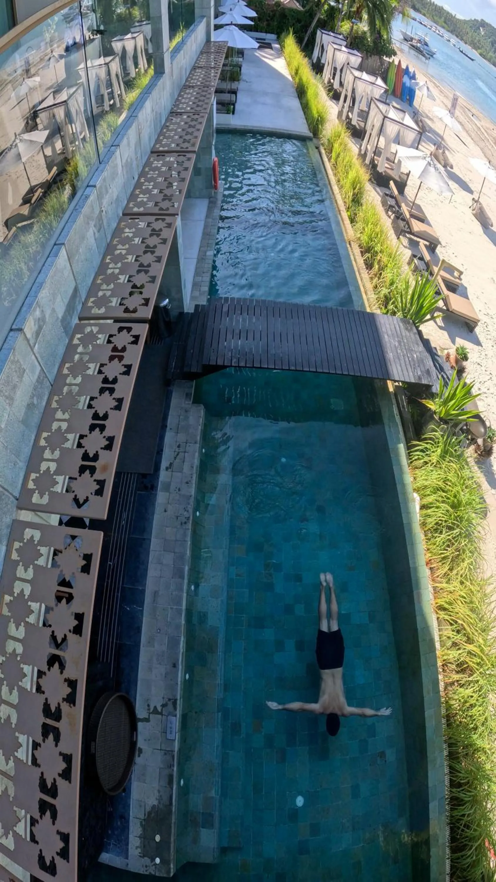 Pool view in The Beach Samui