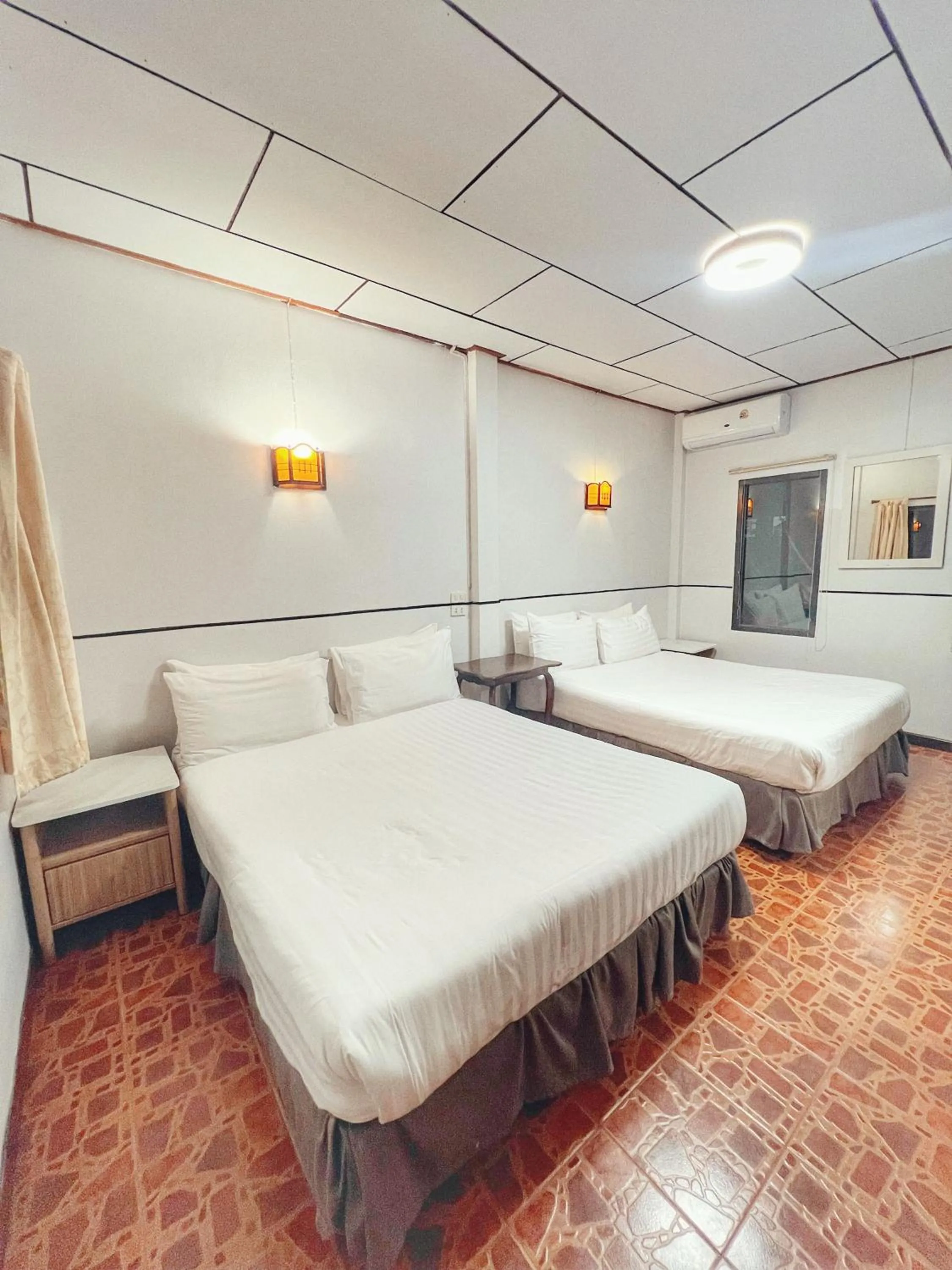 Bed in Kirati Beach Resort