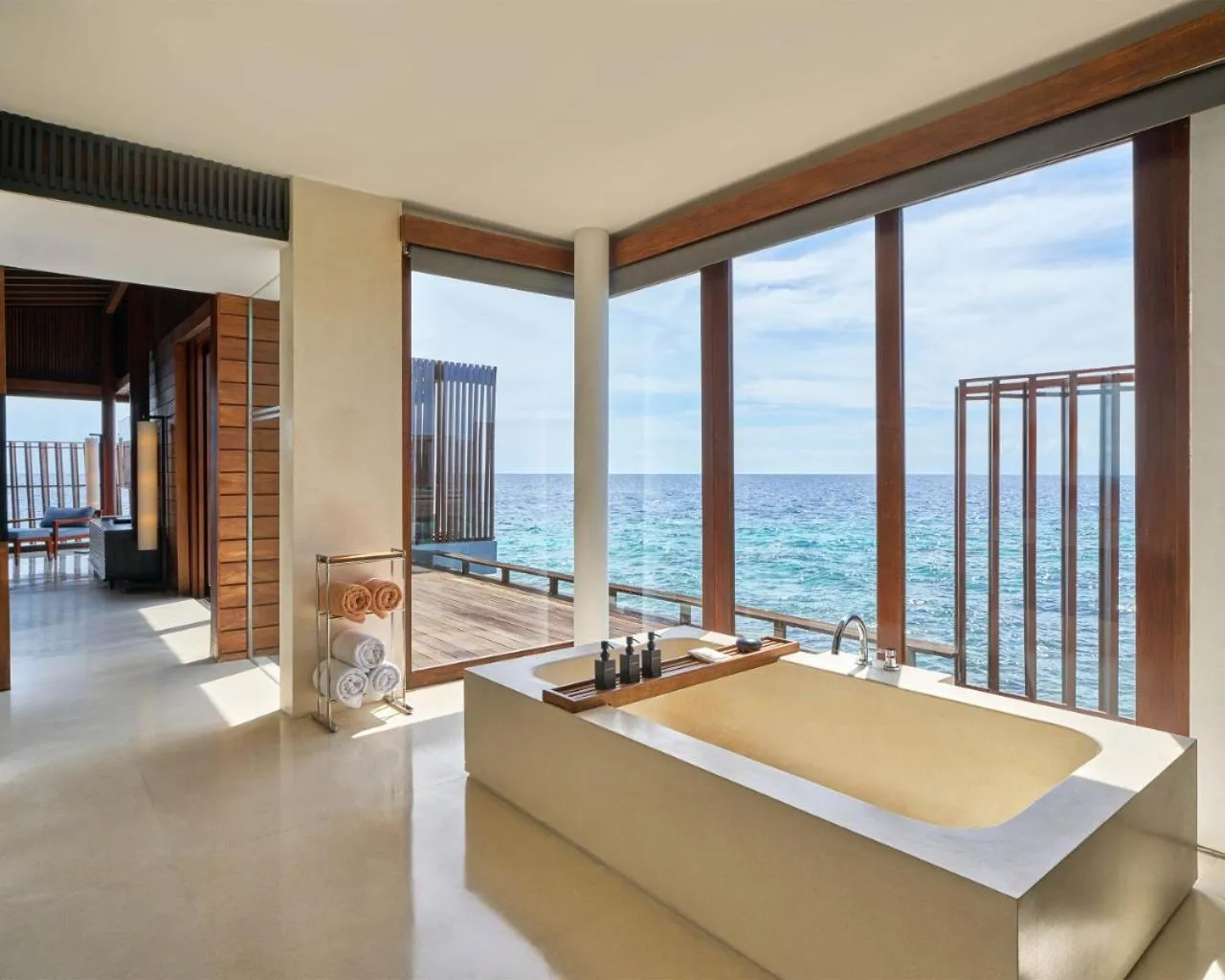 Bathroom in Park Hyatt Maldives Hadahaa