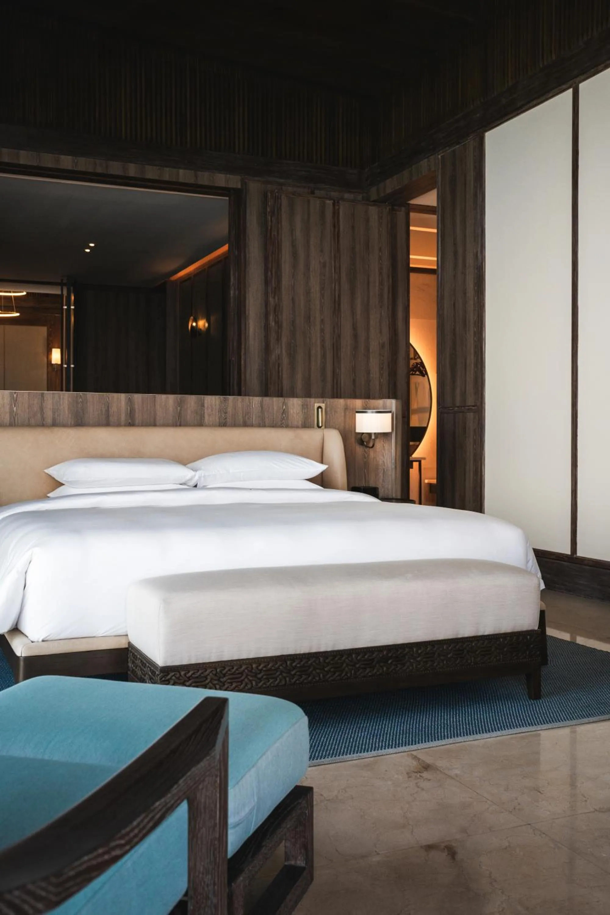 Bed in Park Hyatt Maldives Hadahaa