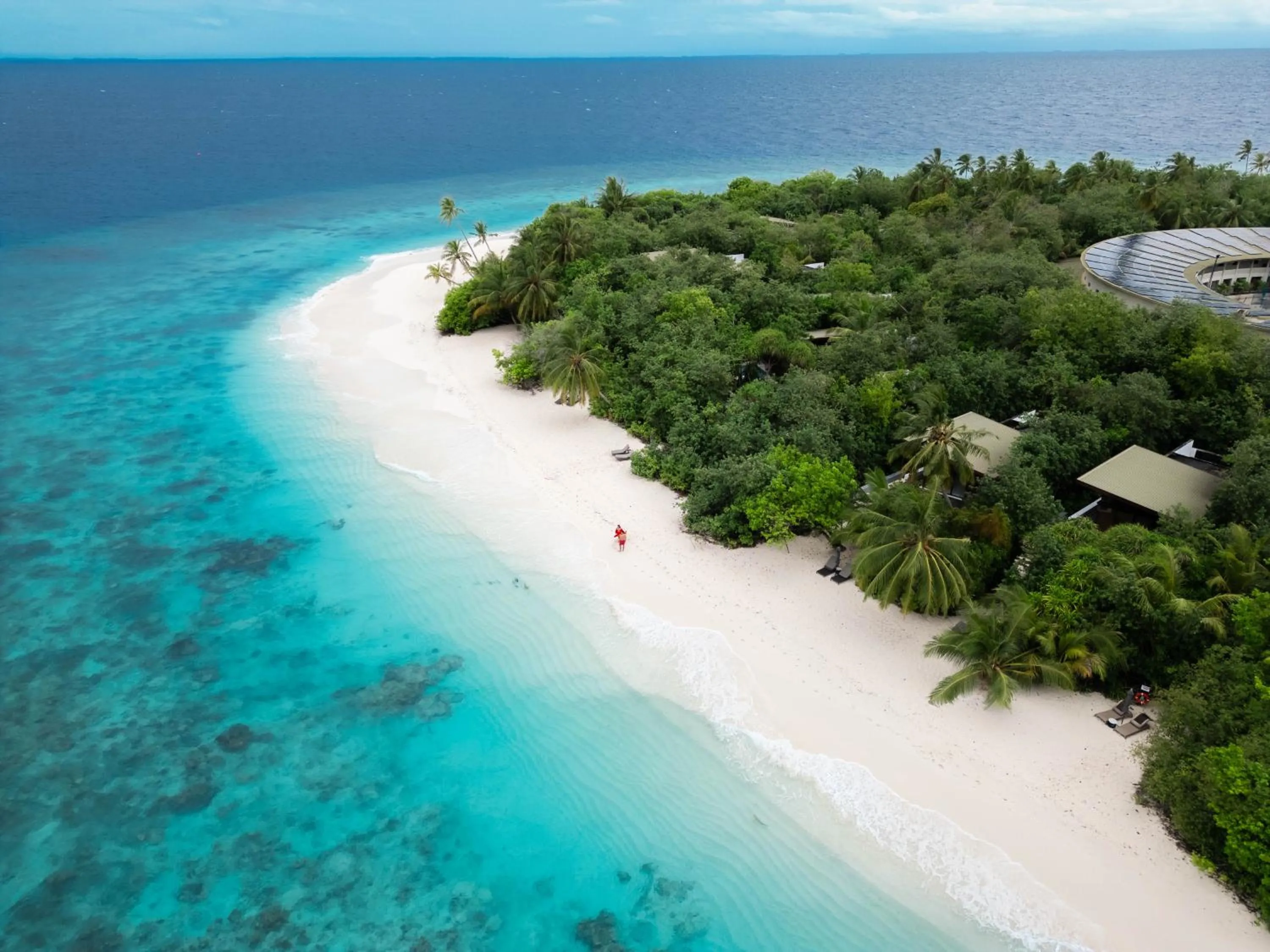 Bird's eye view in Park Hyatt Maldives Hadahaa