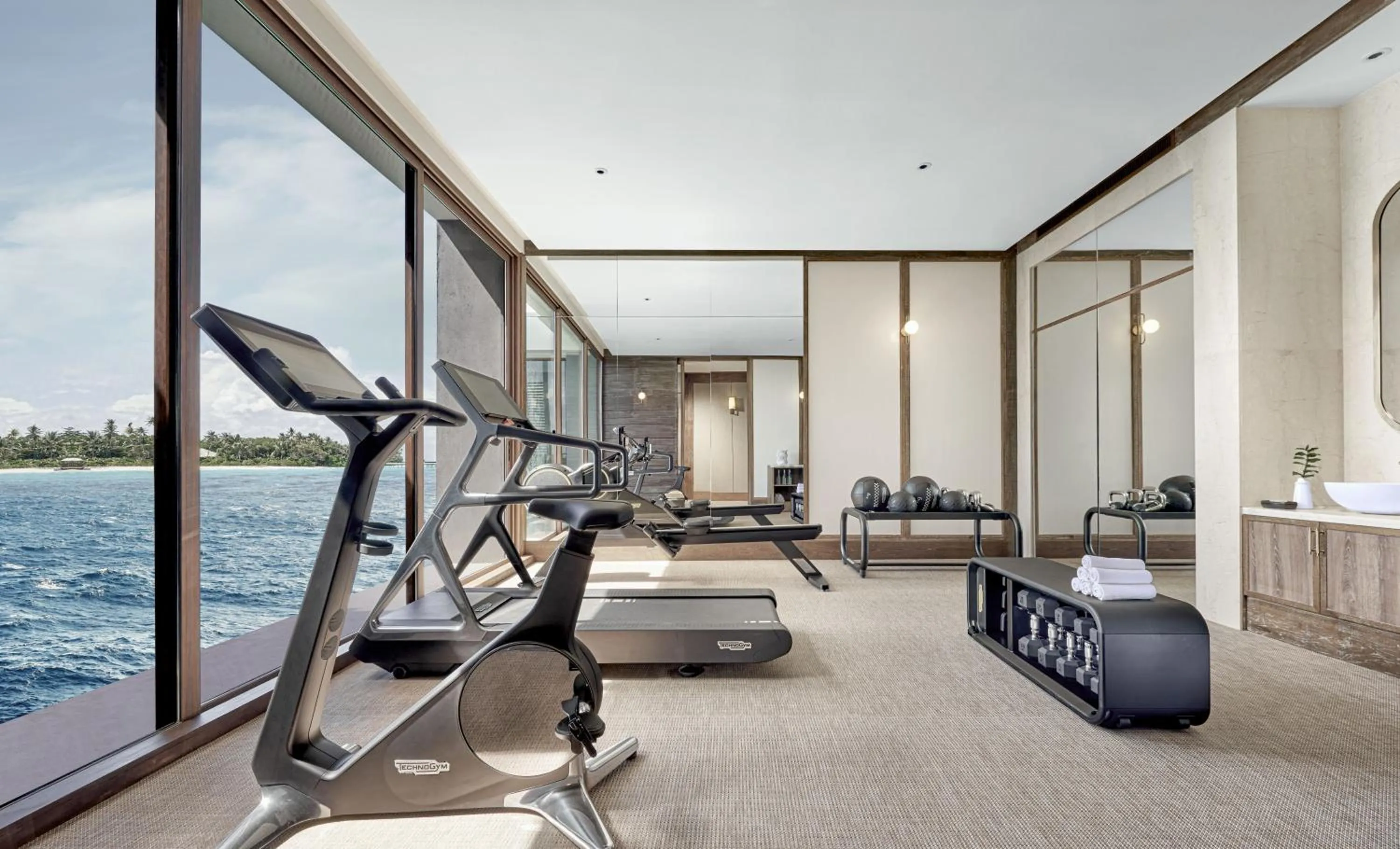 Fitness centre/facilities in Park Hyatt Maldives Hadahaa