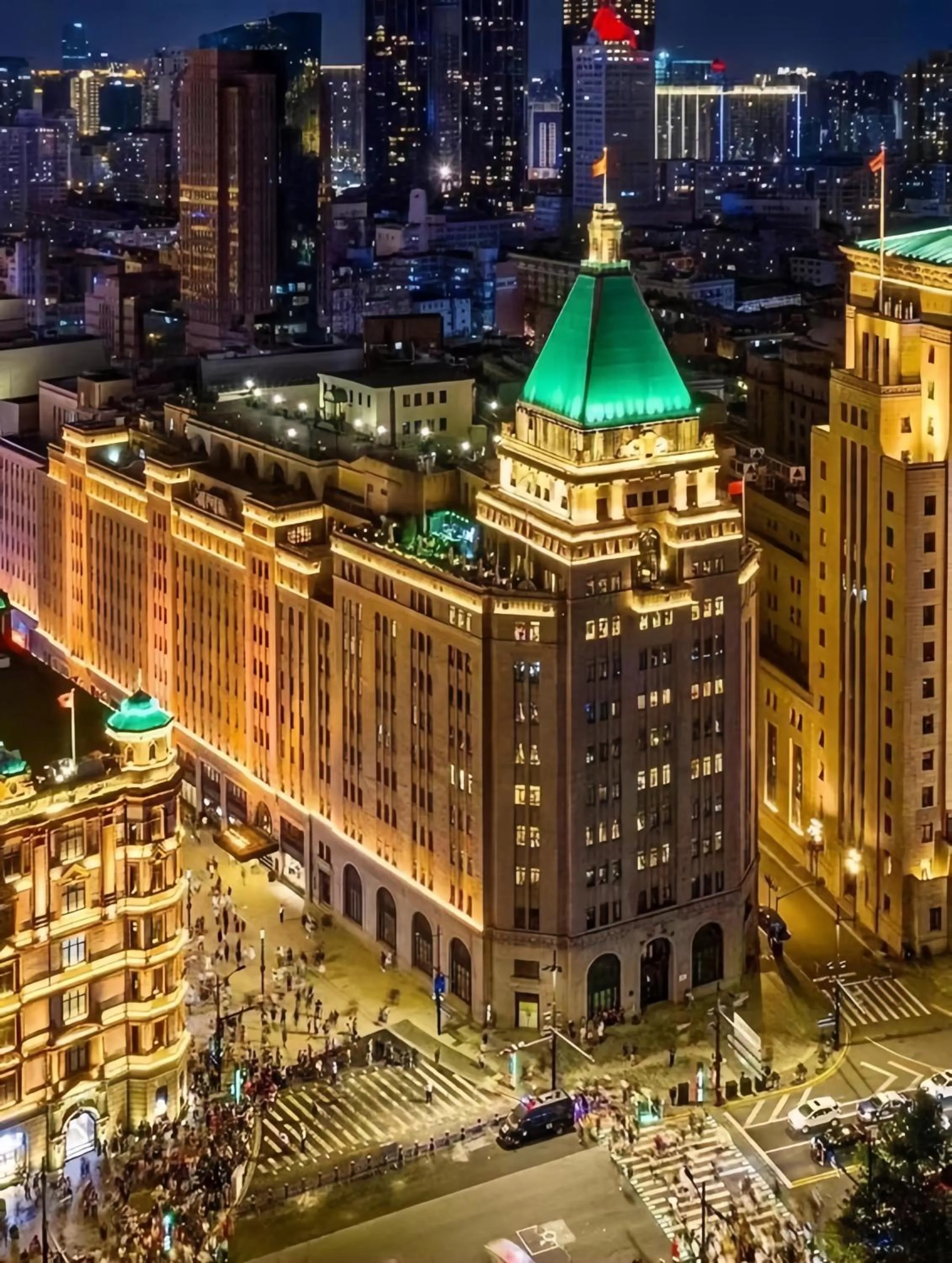 Property building in Fairmont Peace Hotel on the Bund