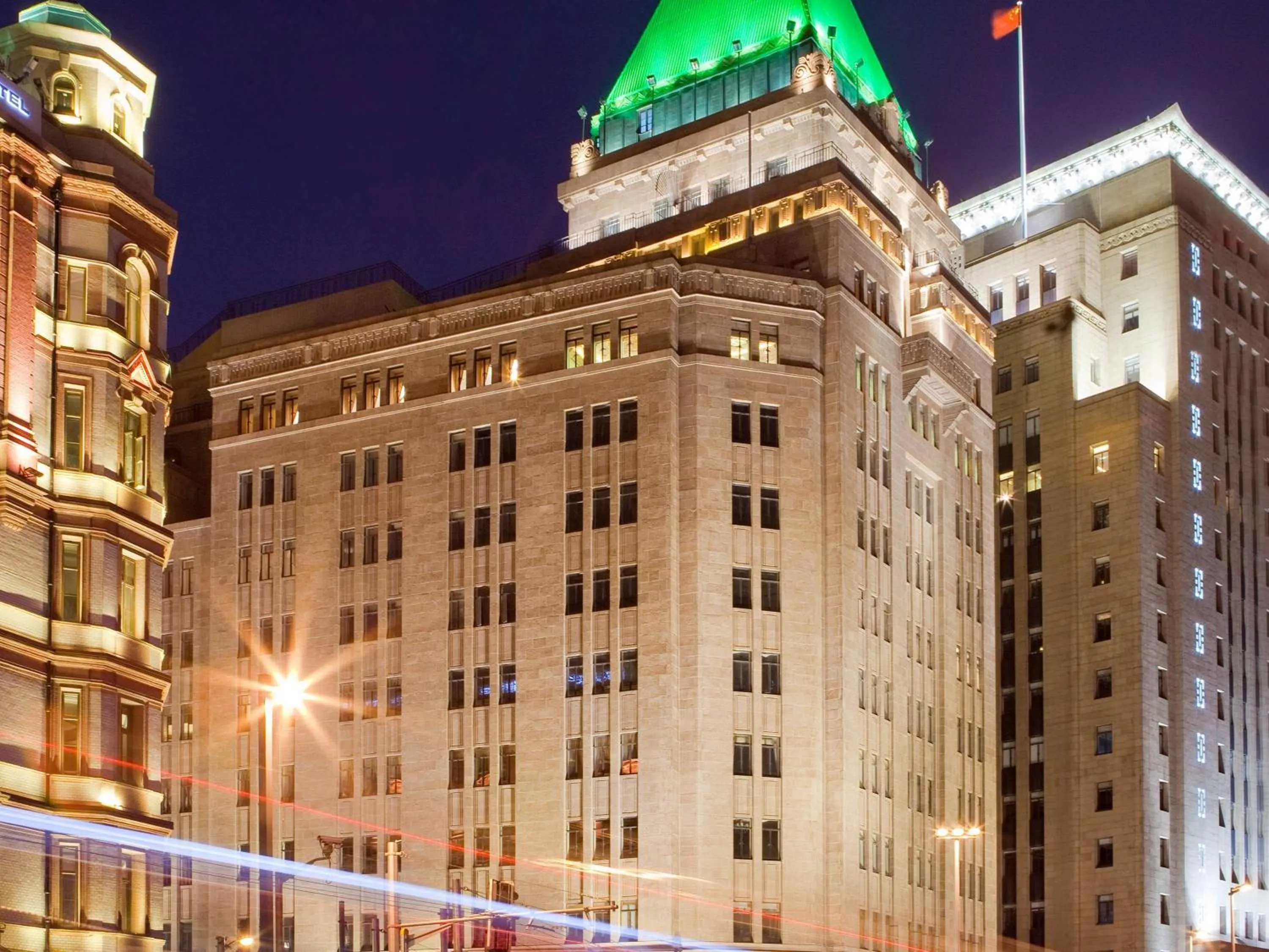 Property building in Fairmont Peace Hotel on the Bund