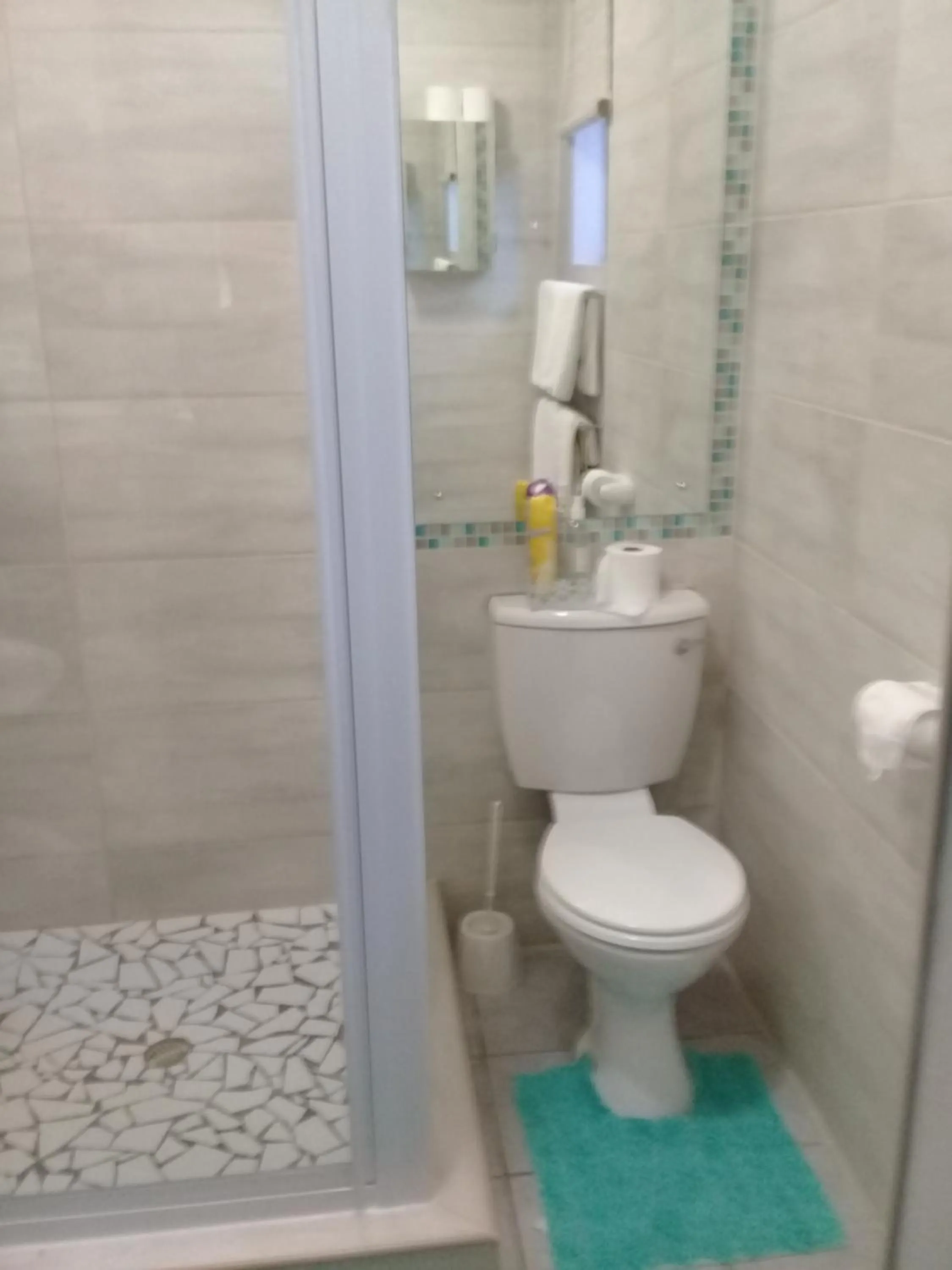 Bathroom in A1 Kynaston Guest House bed and breakfast or self catering