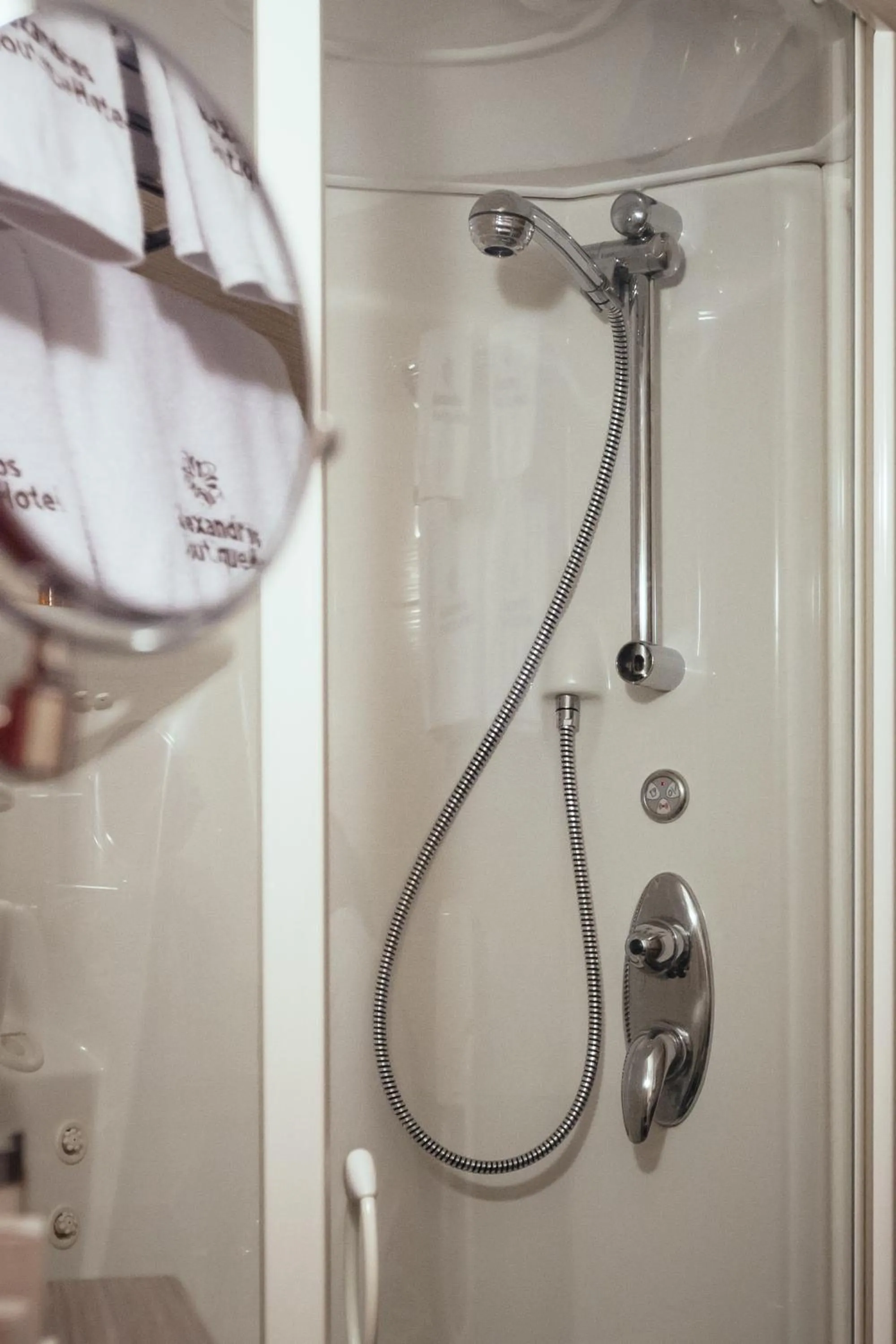 Shower in Alexandros Boutique Hotel