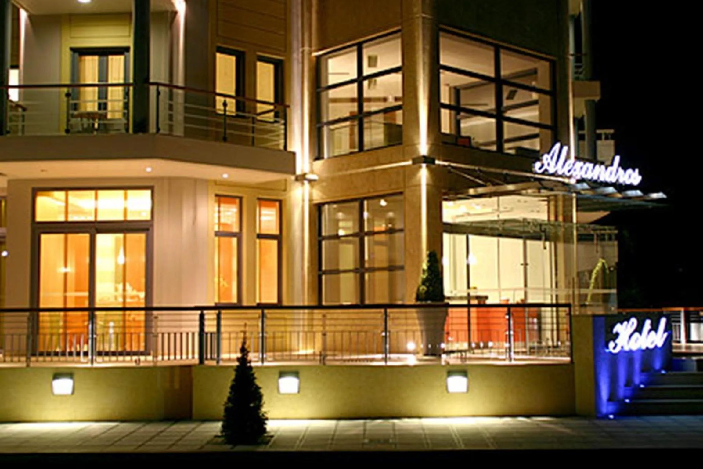 Street view in Alexandros Boutique Hotel