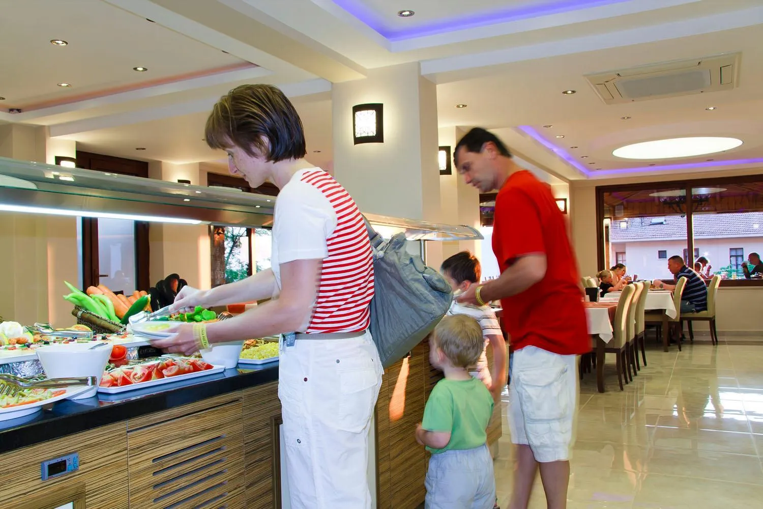 Buffet breakfast in Perdikia Hill Hotel And Villas