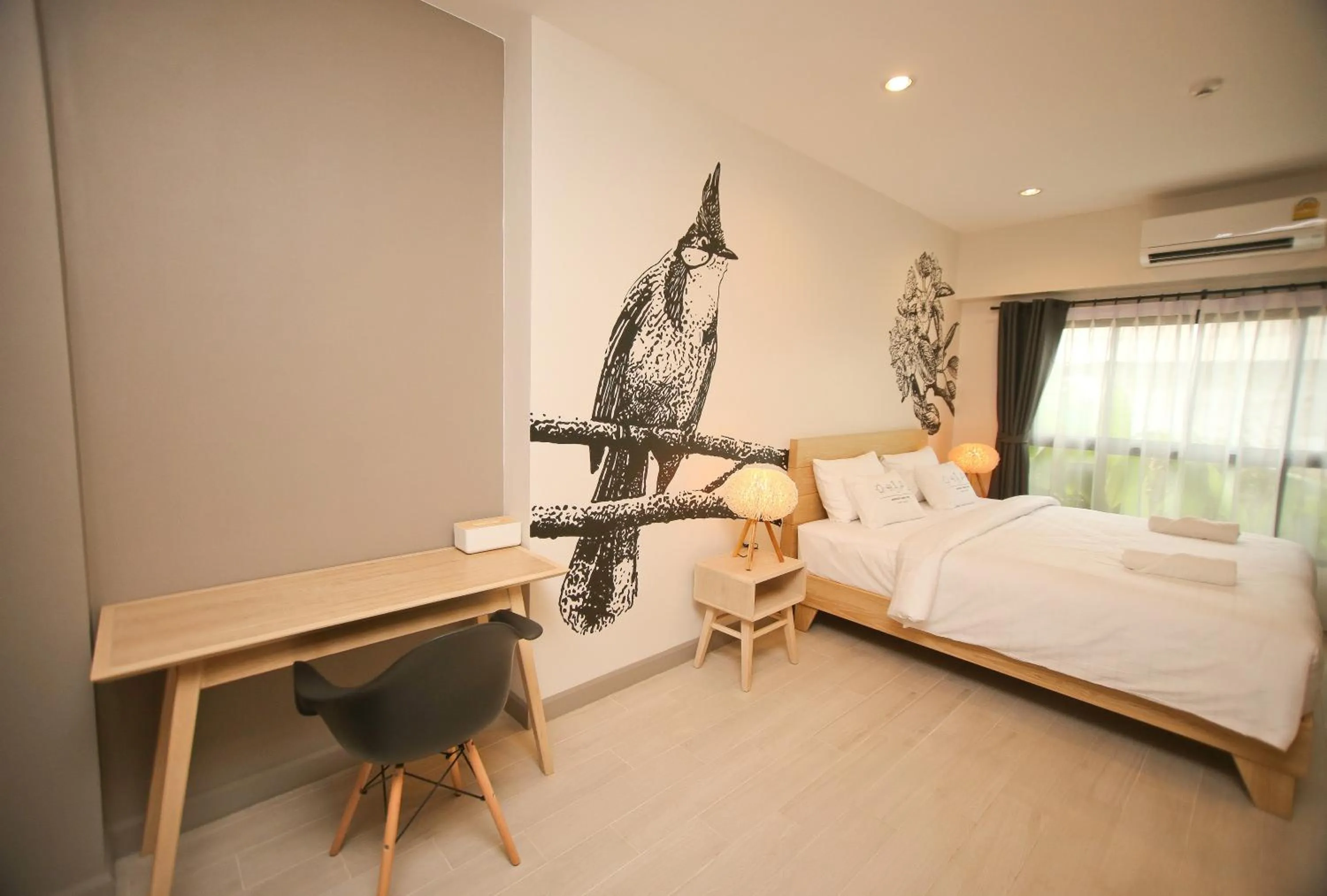 Bed in Bunprasop Garden Hotel