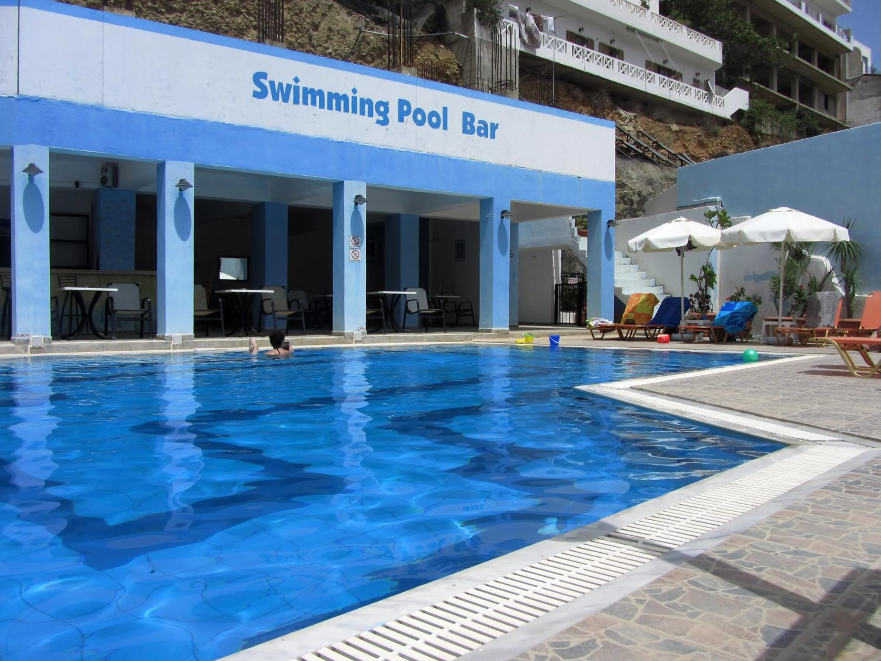Swimming pool in Petra Hotel