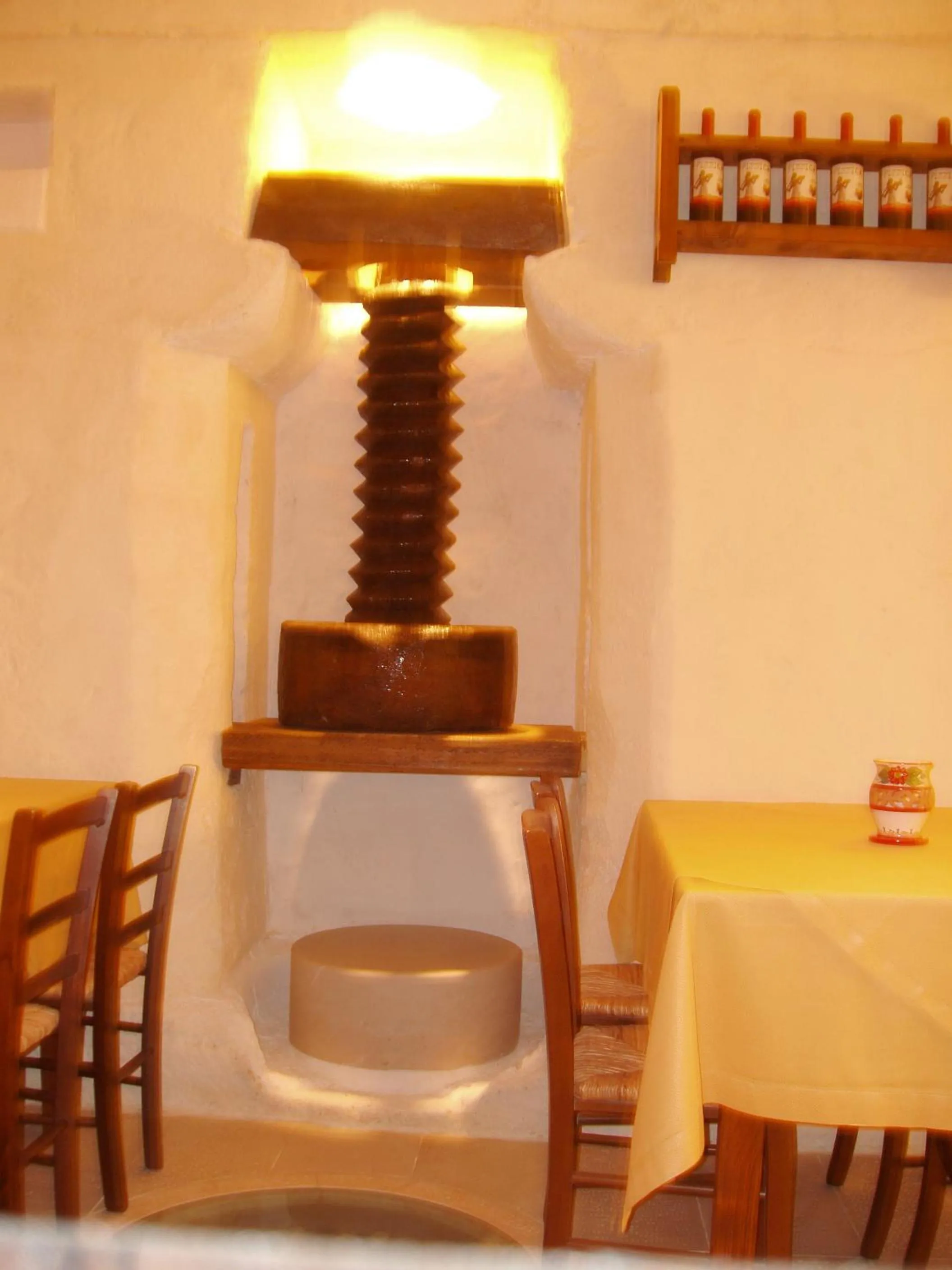 Decorative detail in Masseria L'Antico Frantoio