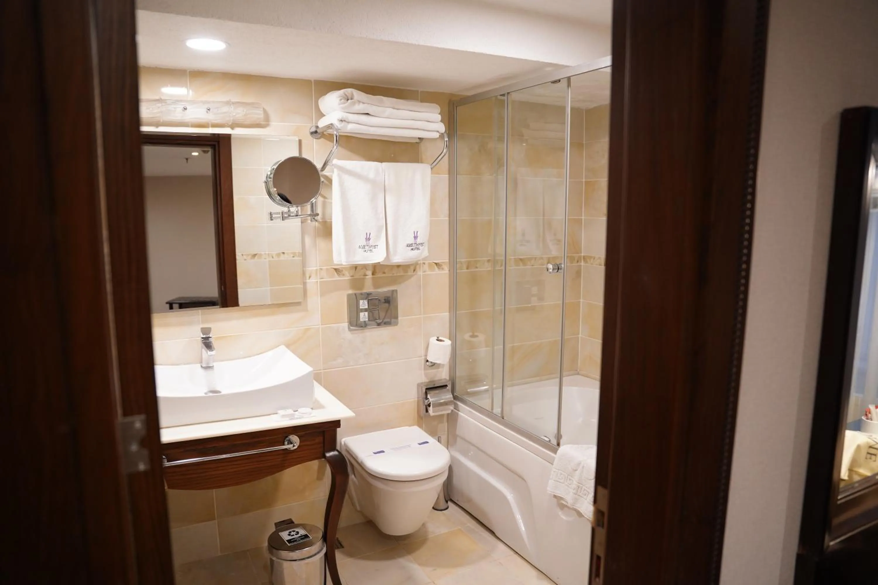 Toilet in Amethyst Hotel