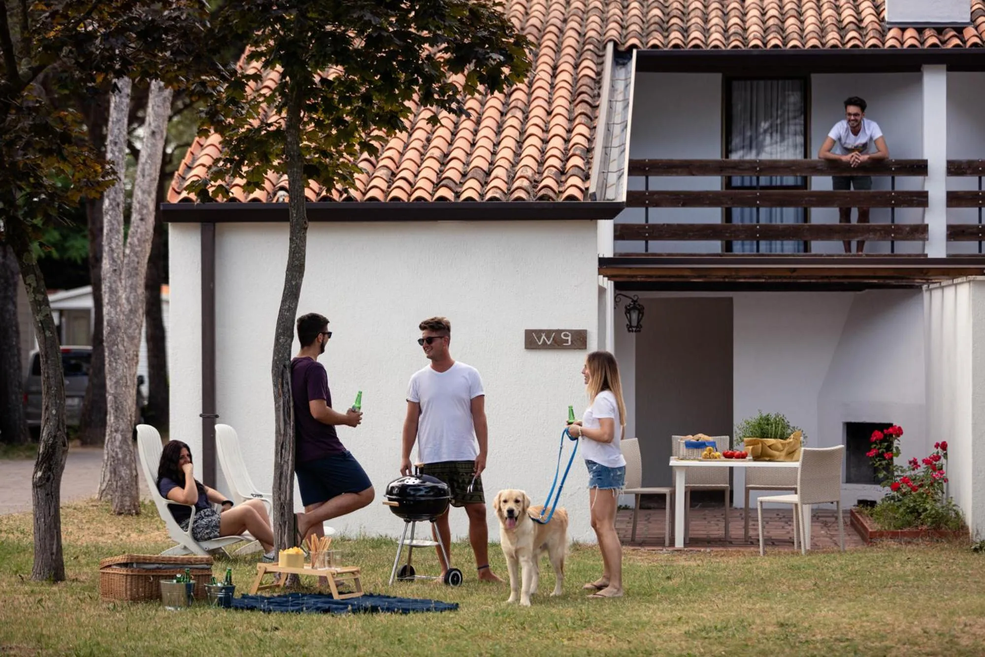 Garden view in Residence Punta Spin