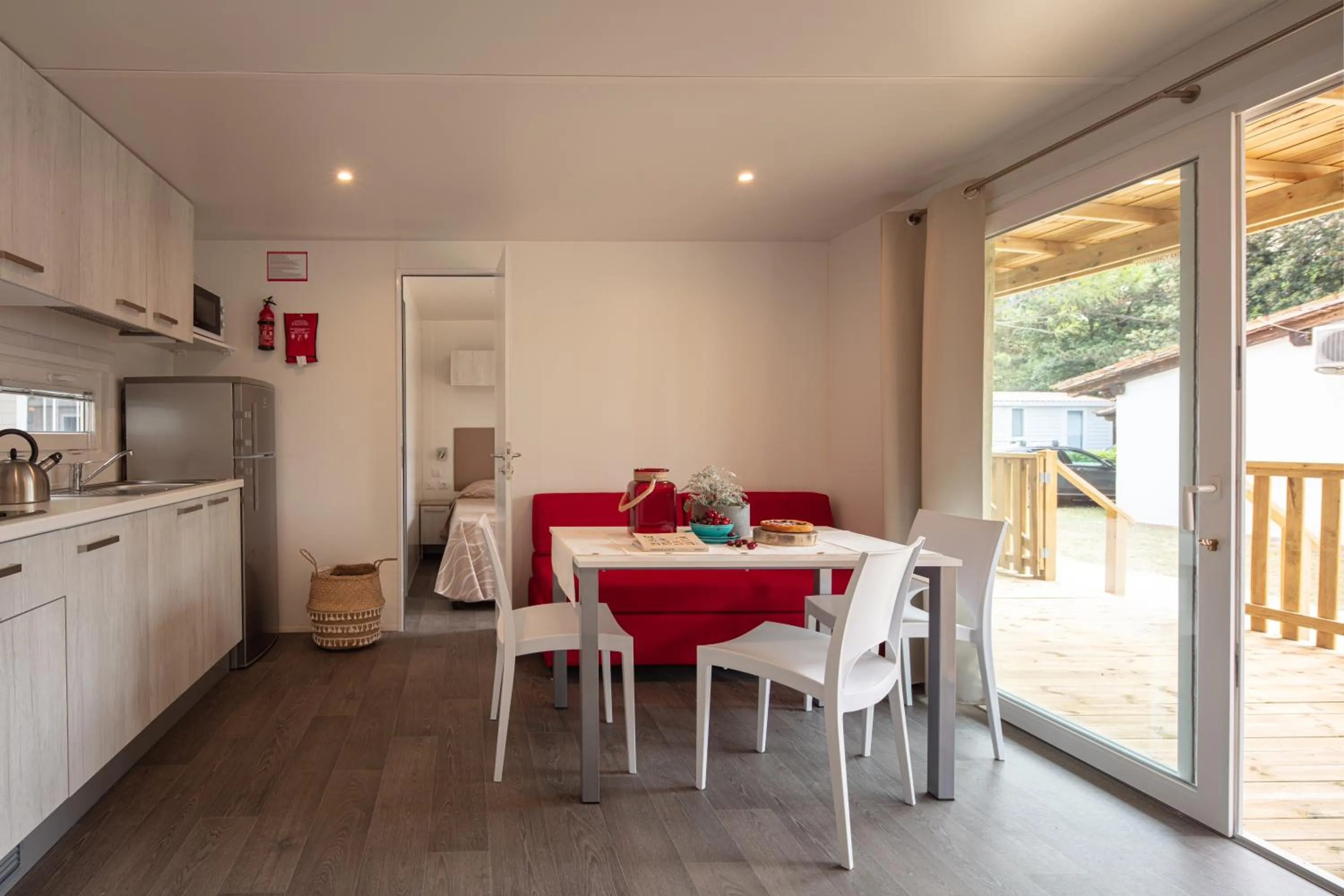 Dining area in Residence Punta Spin