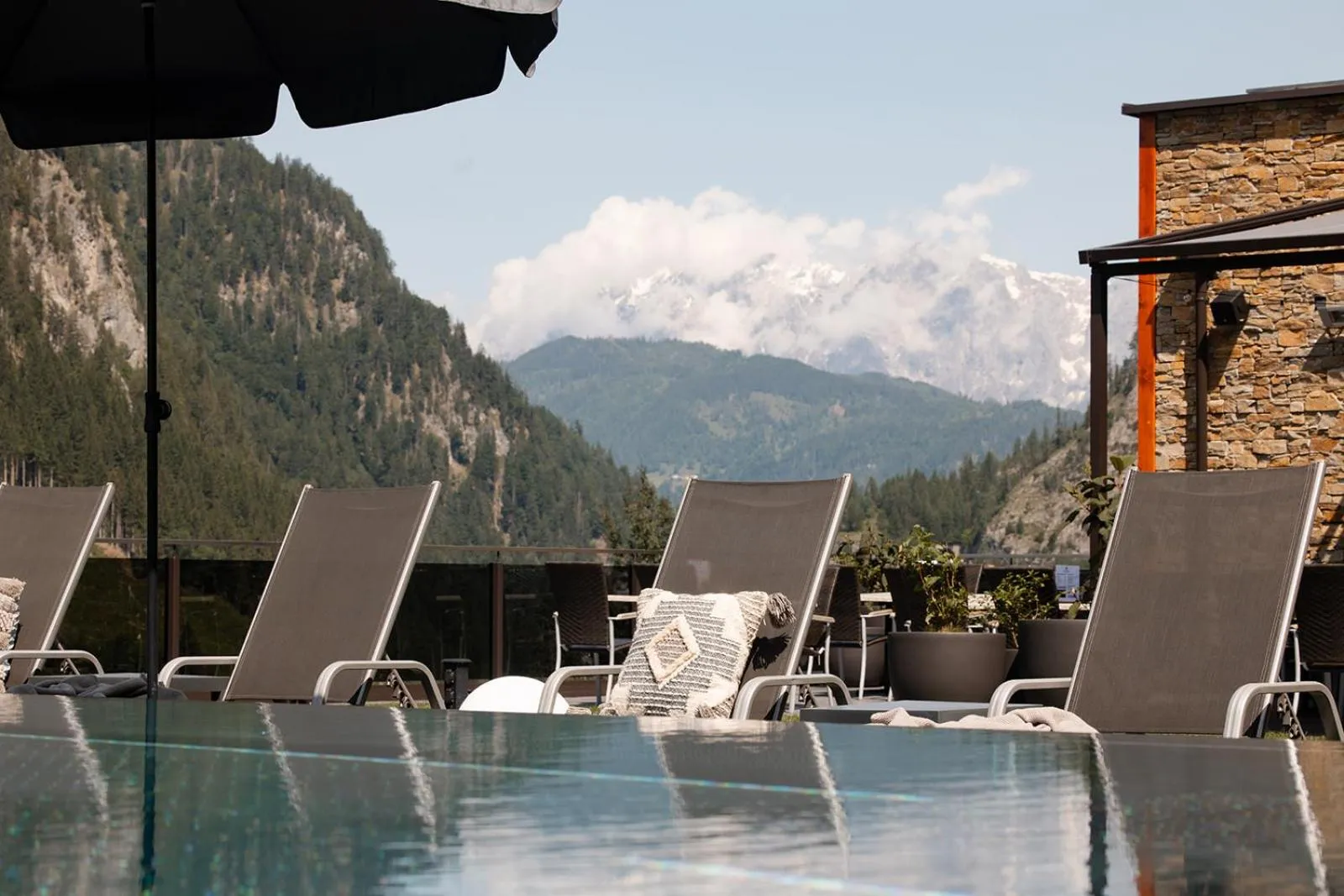 Swimming pool in Hotel Dorfer