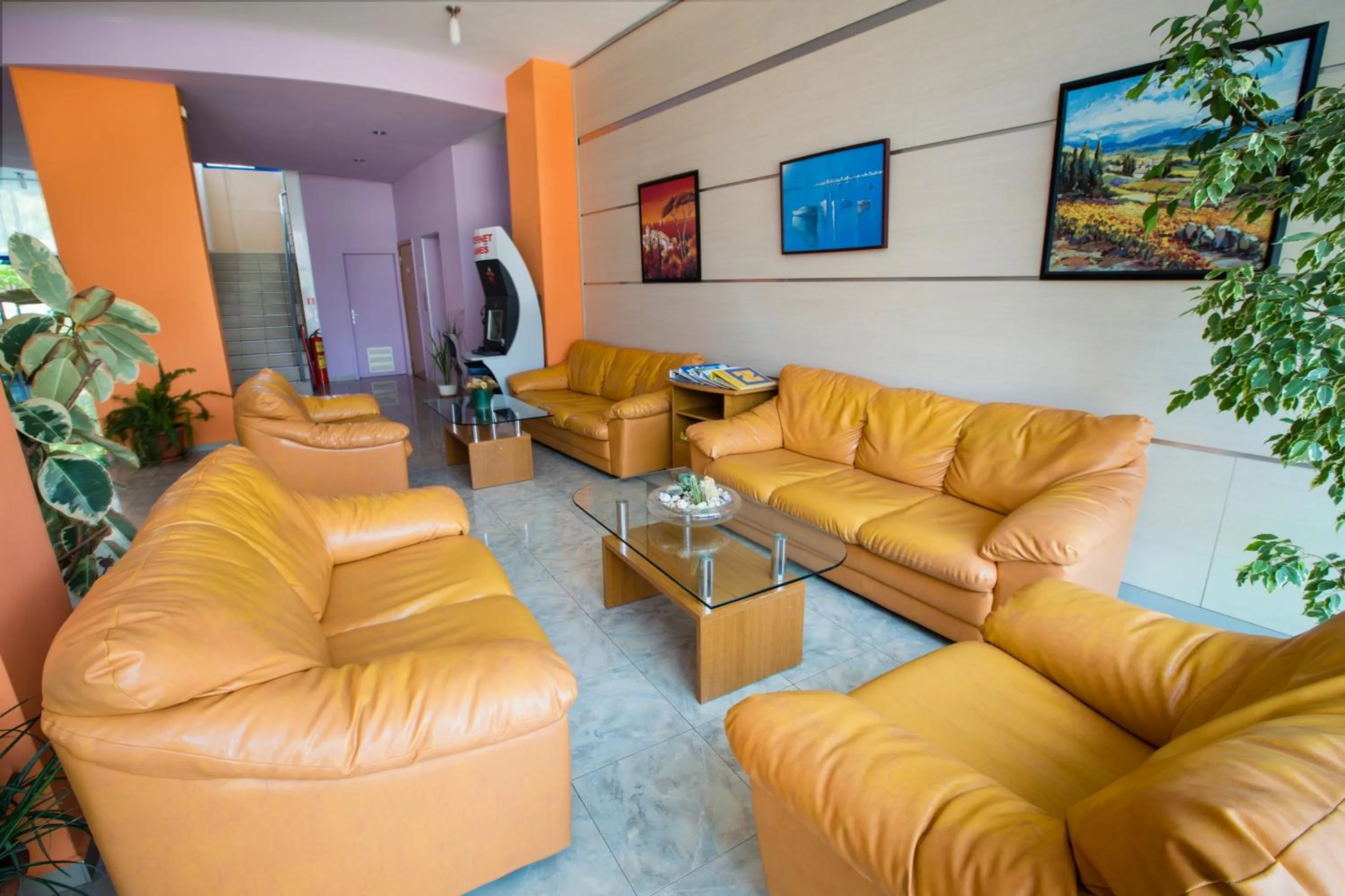 Lobby or reception in Hotel Bohemi