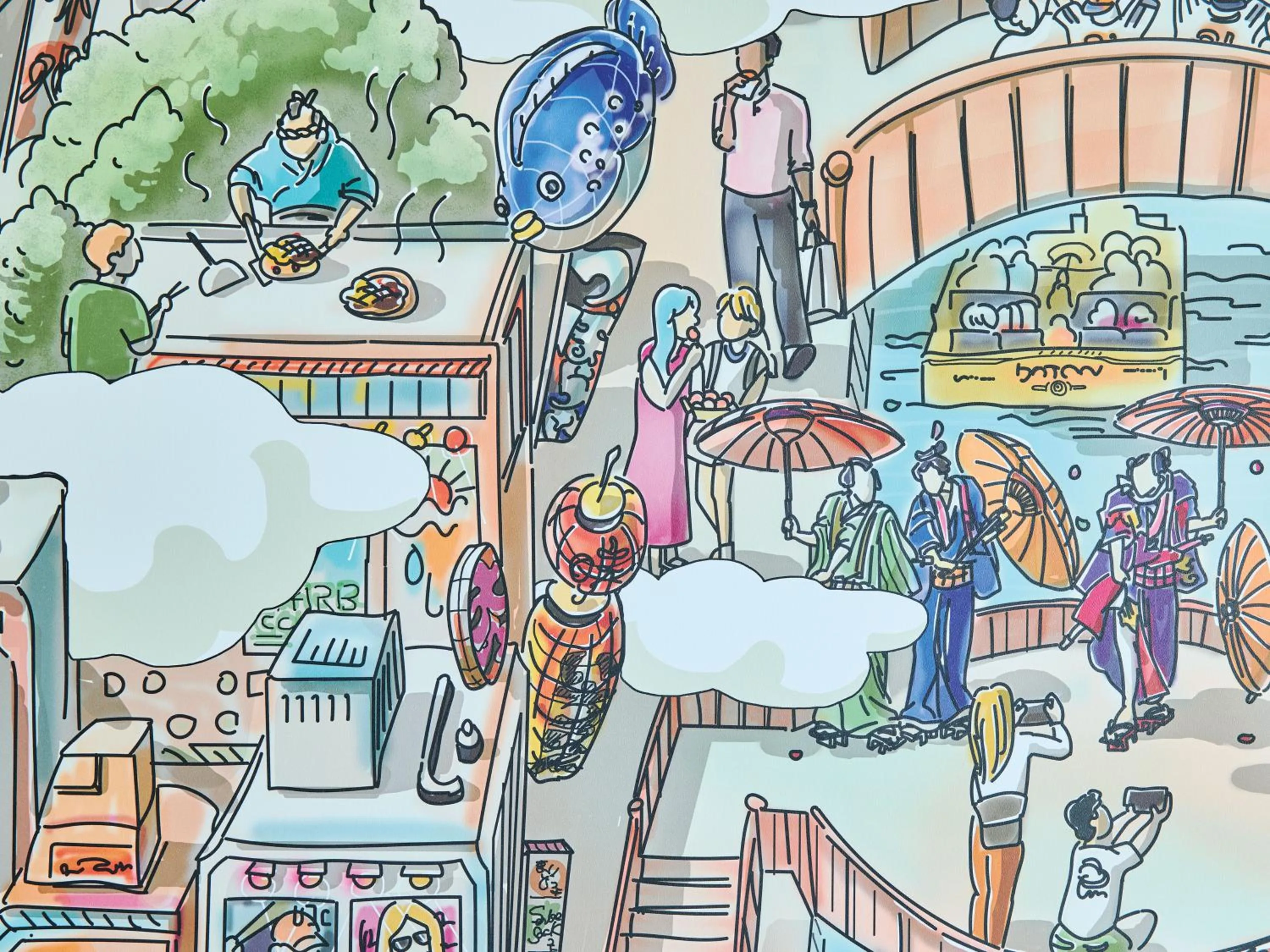 Decorative detail in Garner Hotel Osaka Honmachi Station by IHG