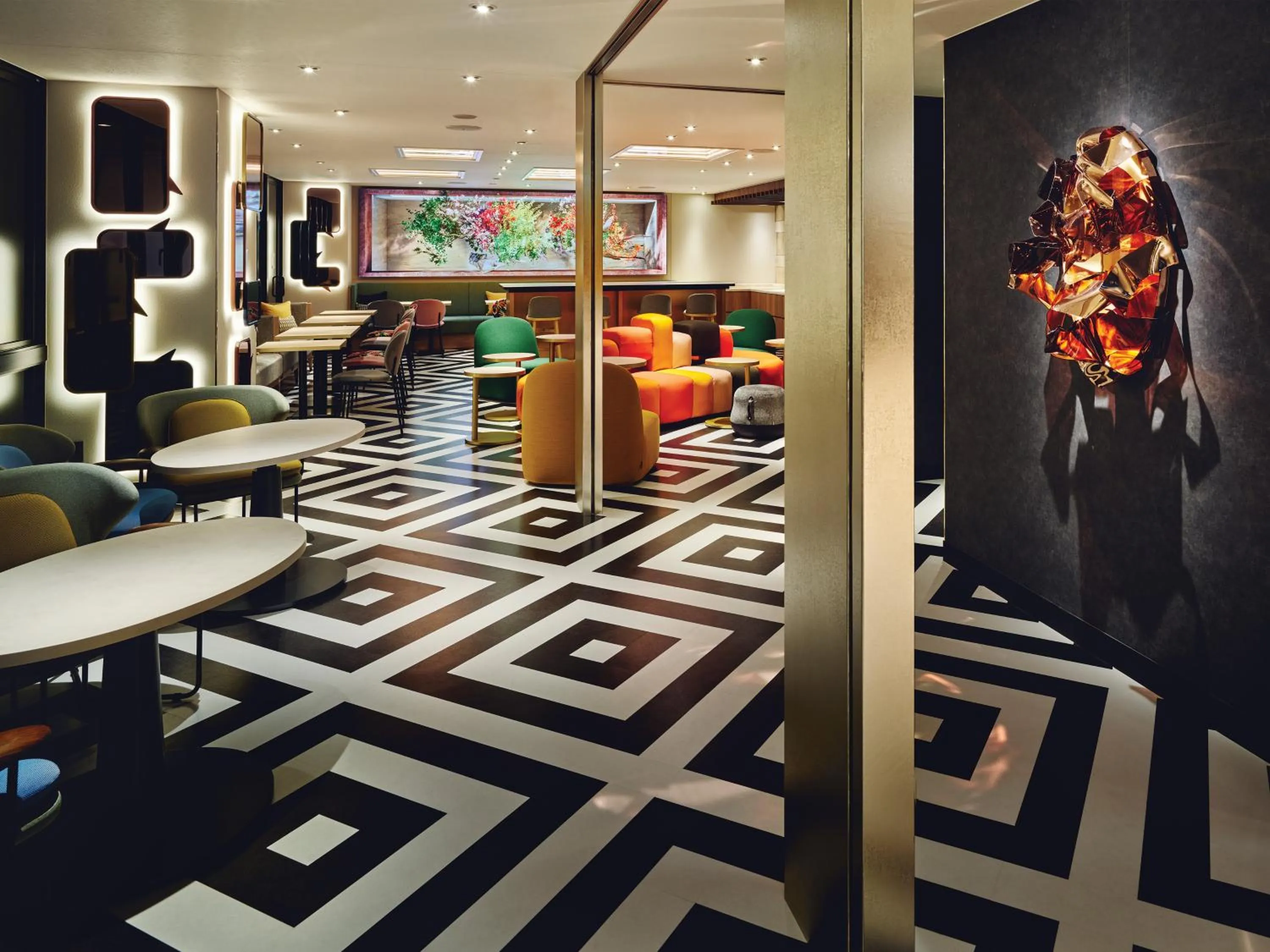 Seating area in Garner Hotel Osaka Honmachi Station by IHG