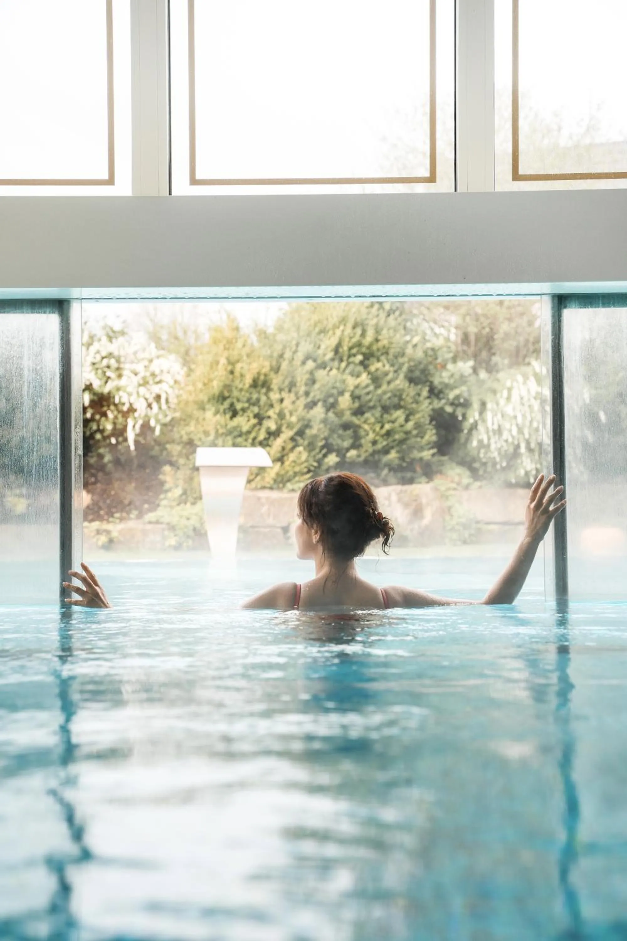 Pool view in Wellness & Genuss Resort - Engel Obertal