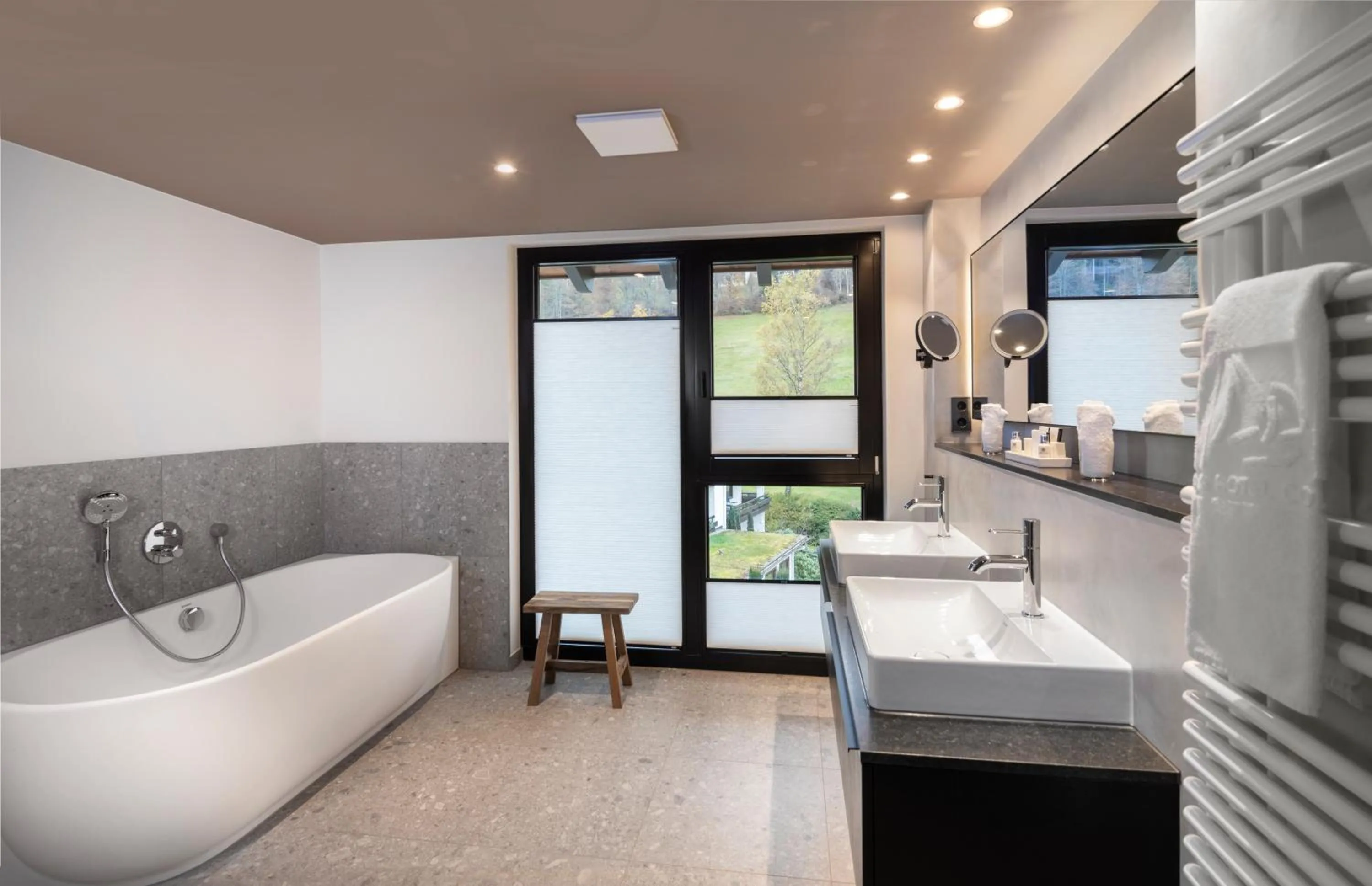 Bathroom in Wellness & Genuss Resort - Engel Obertal